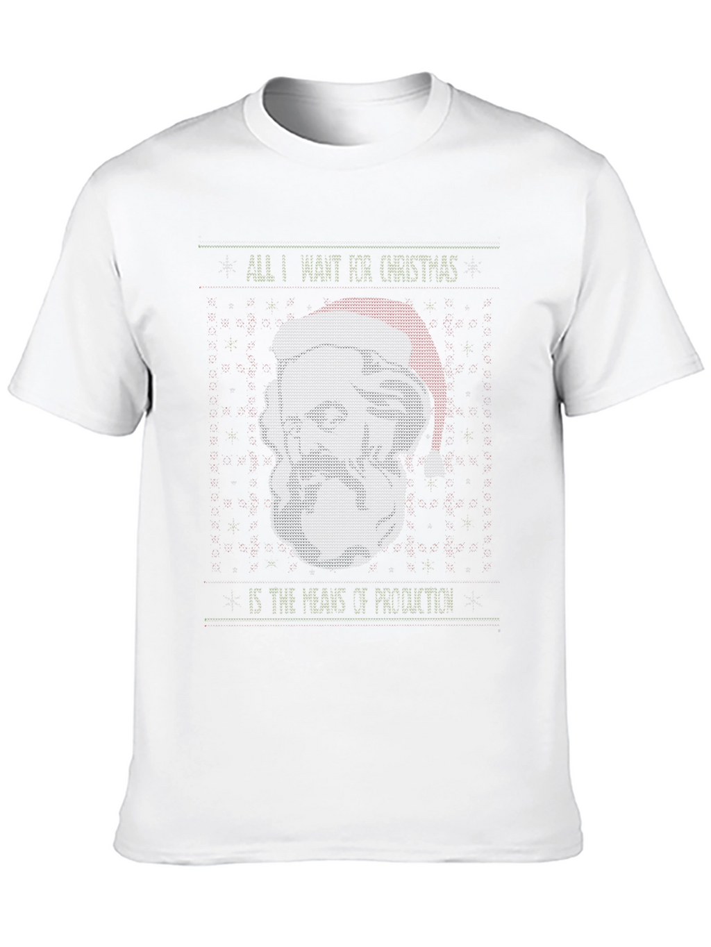 Marx Christmas T-Shirt - Means of Production