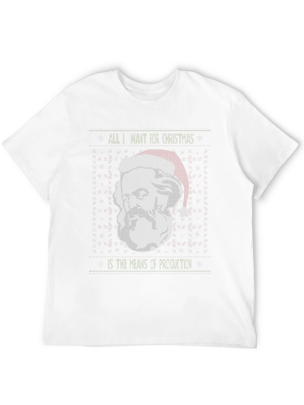 Marx Christmas T-Shirt - Means of Production