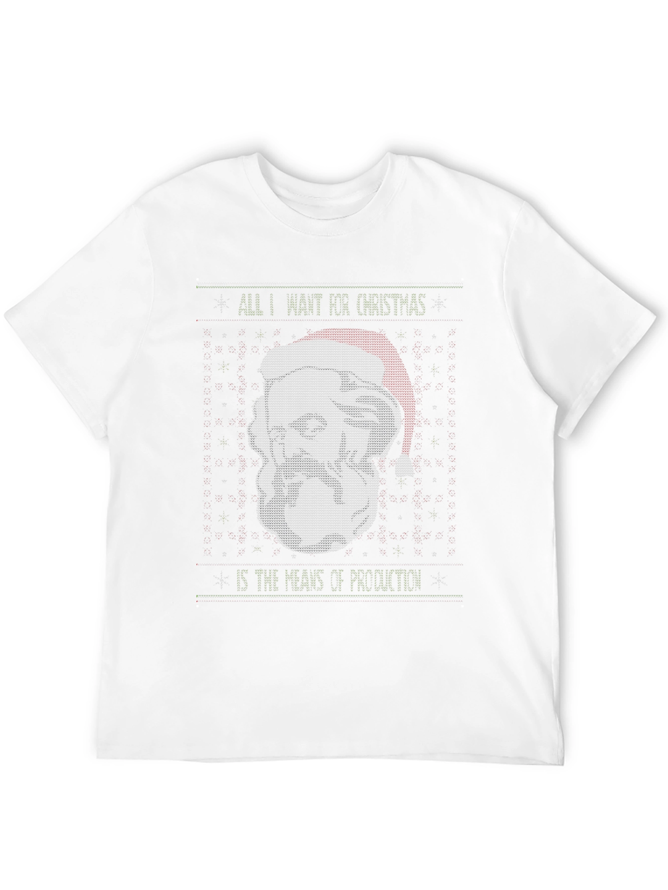 Marx Christmas T-Shirt - Means of Production