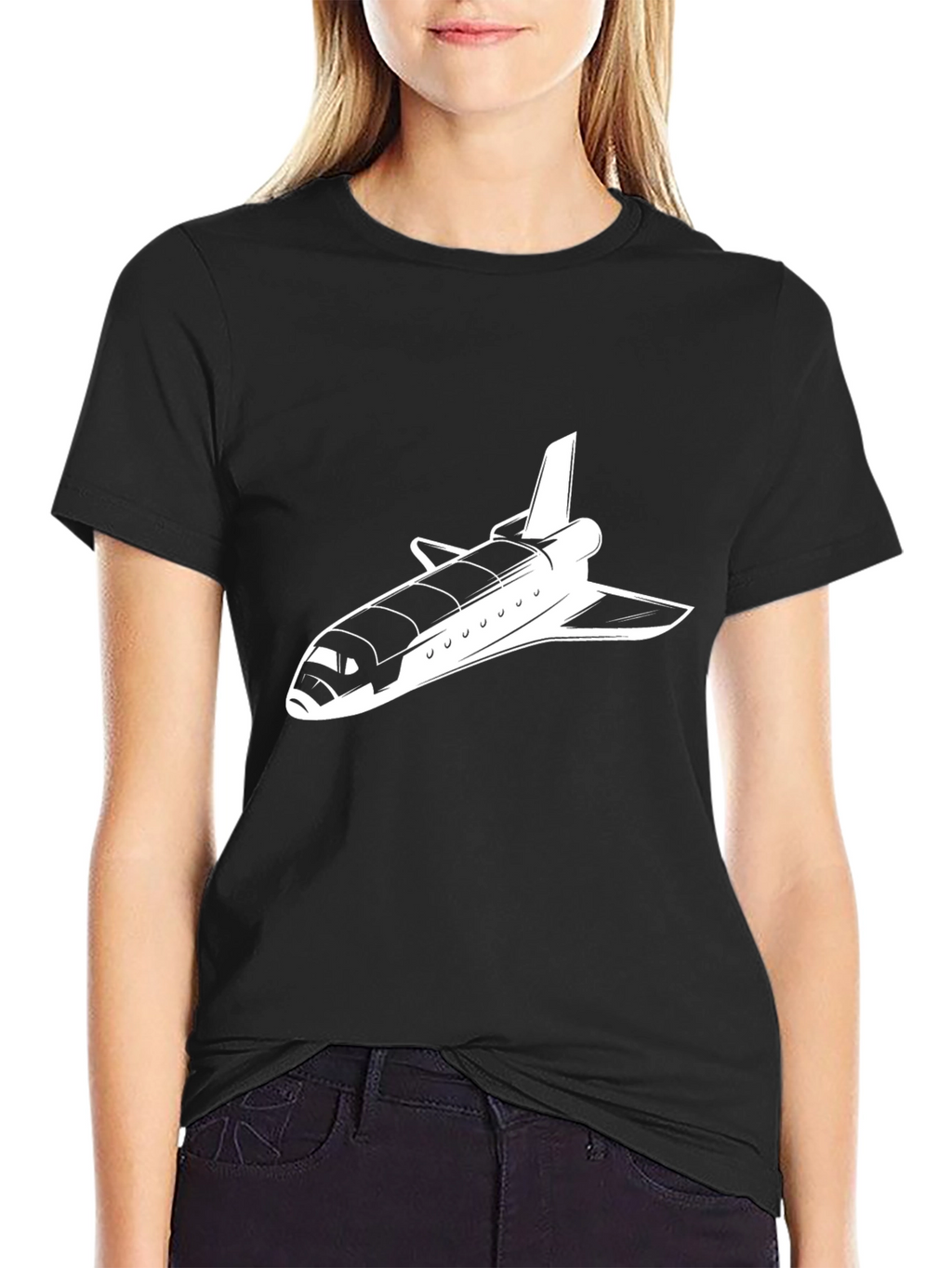 Space Shuttle Graphic Tee - Retro Rocket Shirt