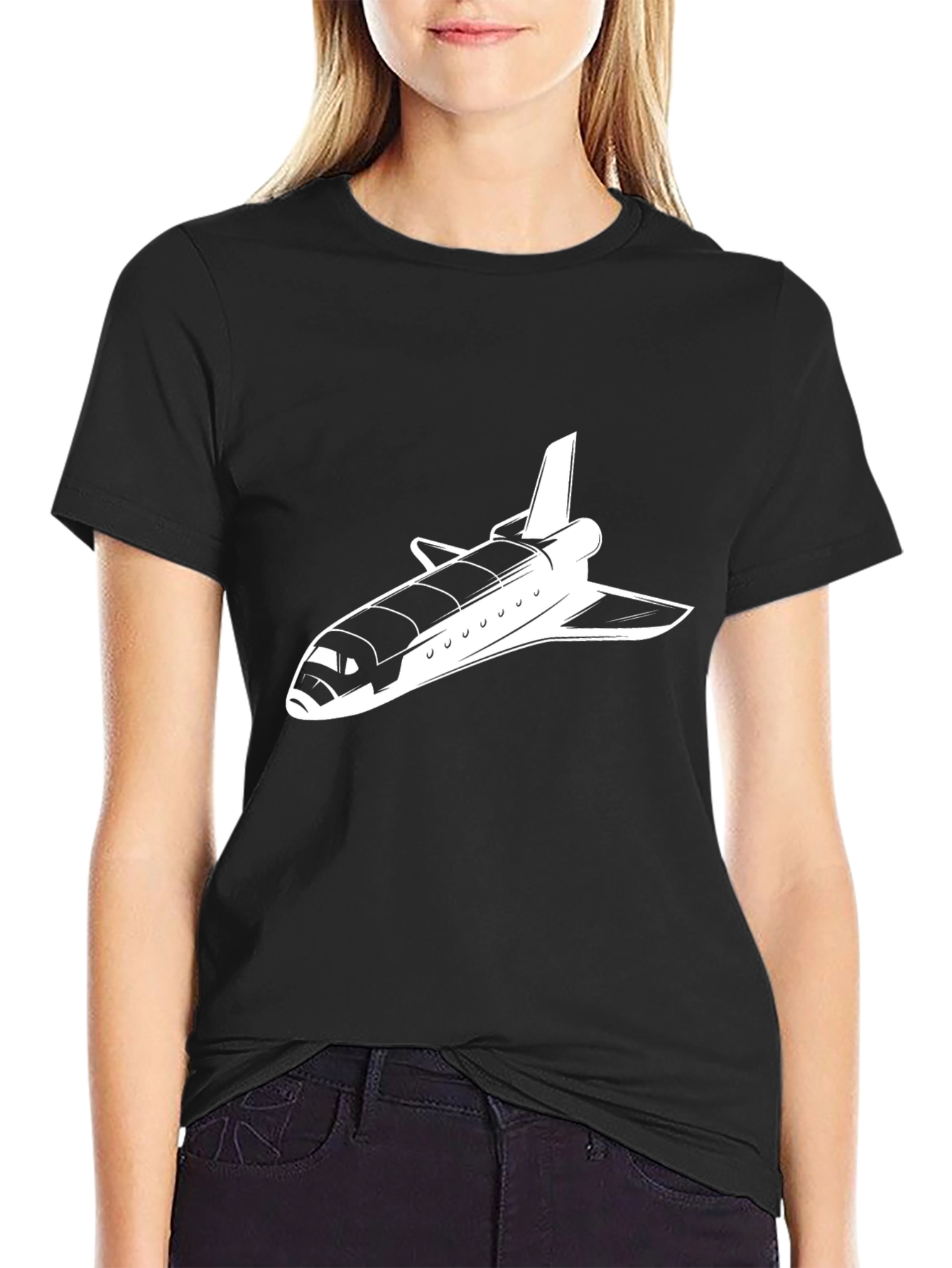 Space Shuttle Graphic Tee - Retro Rocket Shirt