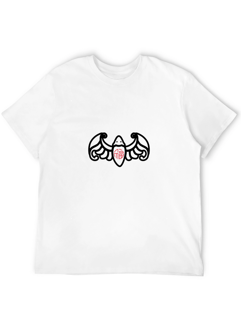 Lucky Bat Graphic Tee - Mens Black T-Shirt