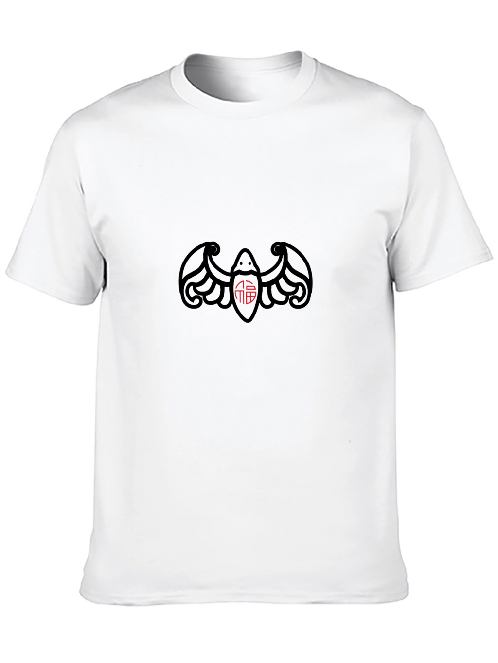 Lucky Bat Graphic Tee - Mens Black T-Shirt