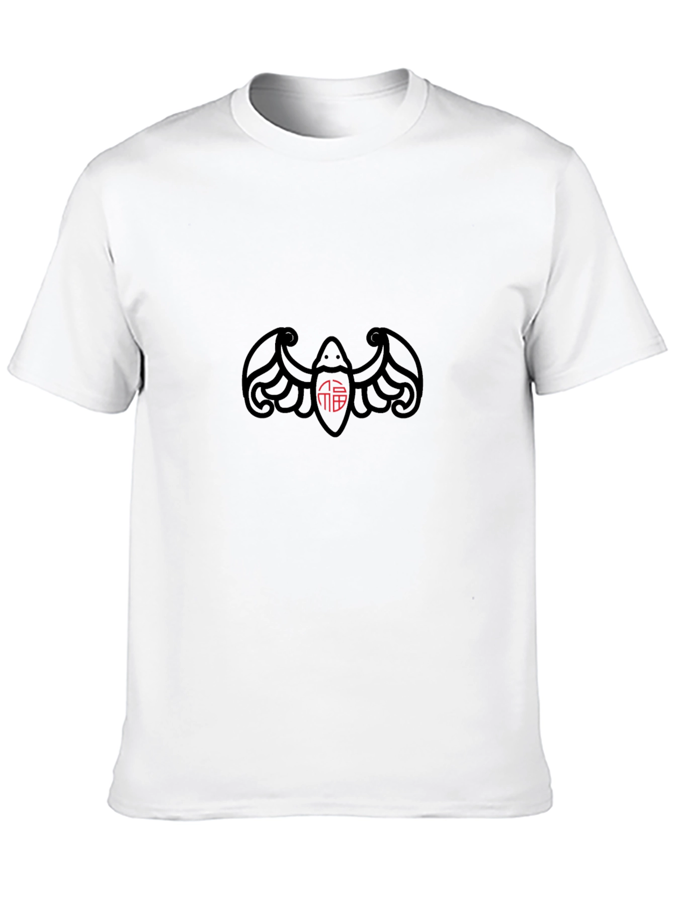Lucky Bat Graphic Tee - Mens Black T-Shirt