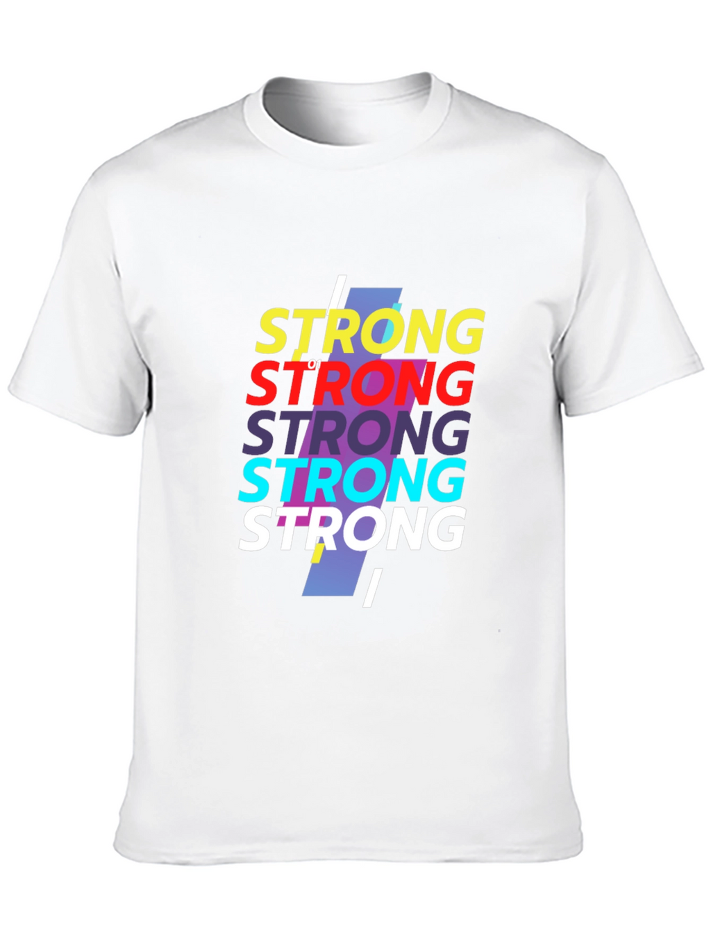 Strong Graphic Print Crew Neck T-Shirt