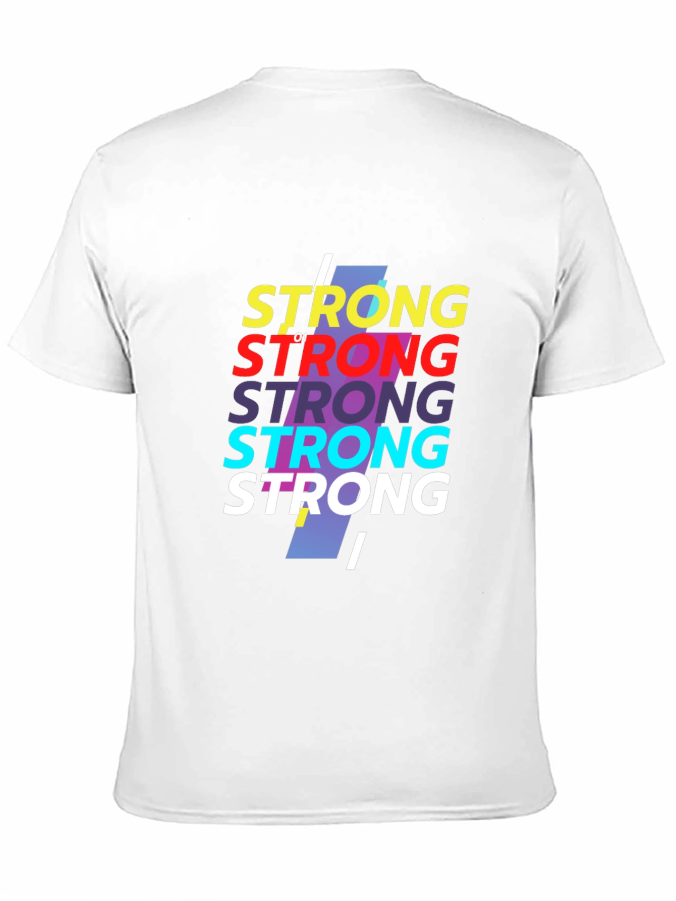 Strong Graphic Print Crew Neck T-Shirt