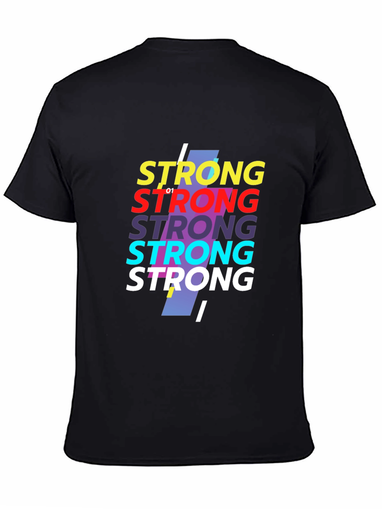 Strong Graphic Print Crew Neck T-Shirt