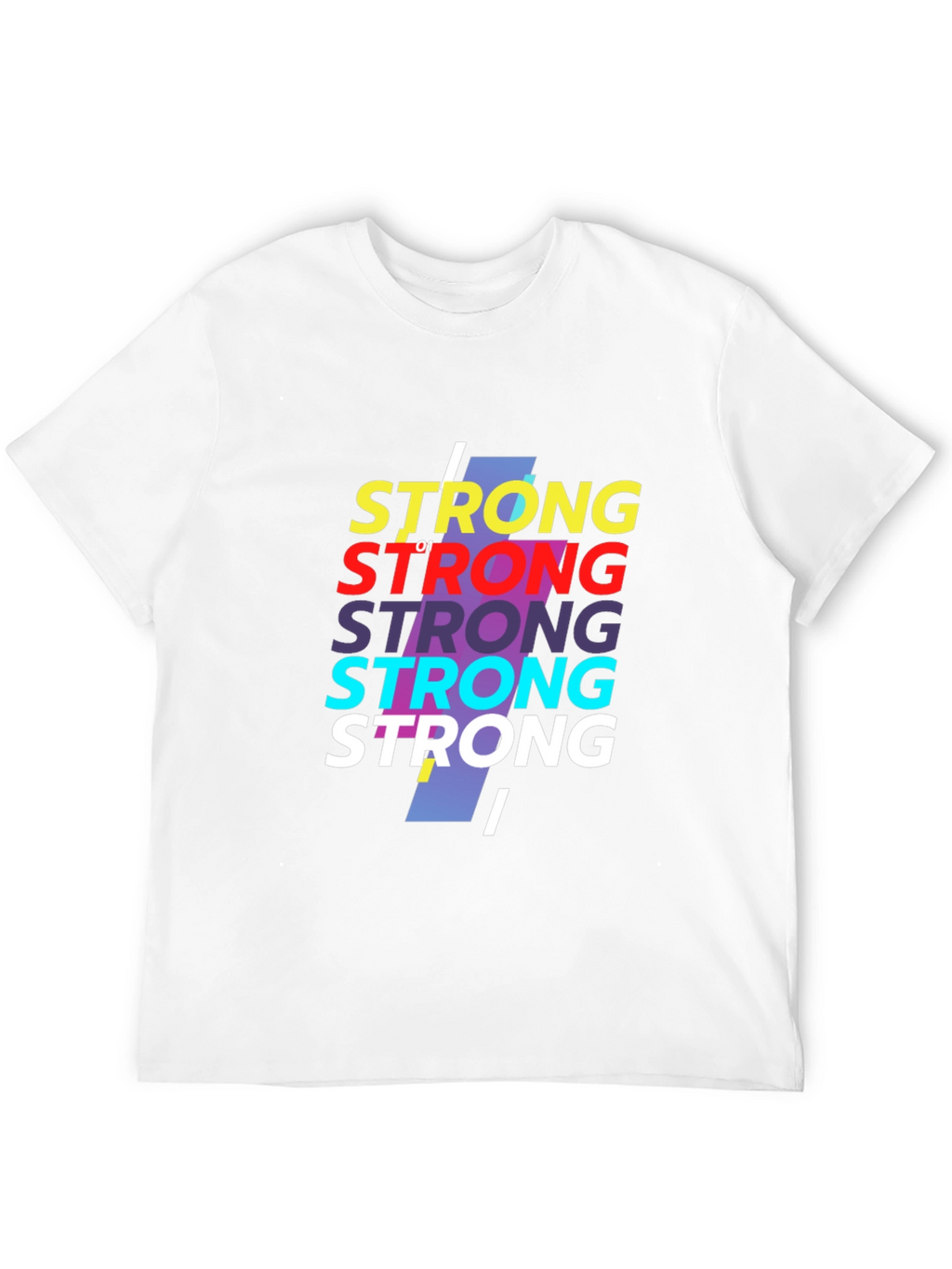 Strong Graphic Print Crew Neck T-Shirt