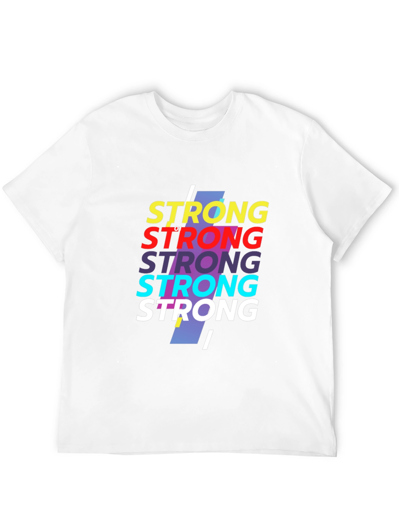 Strong Graphic Print Crew Neck T-Shirt