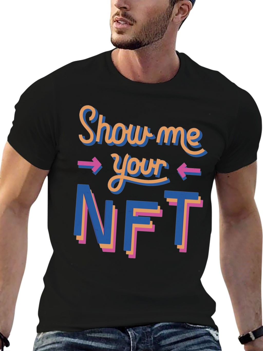 Show Me Your NFT T-Shirt Black