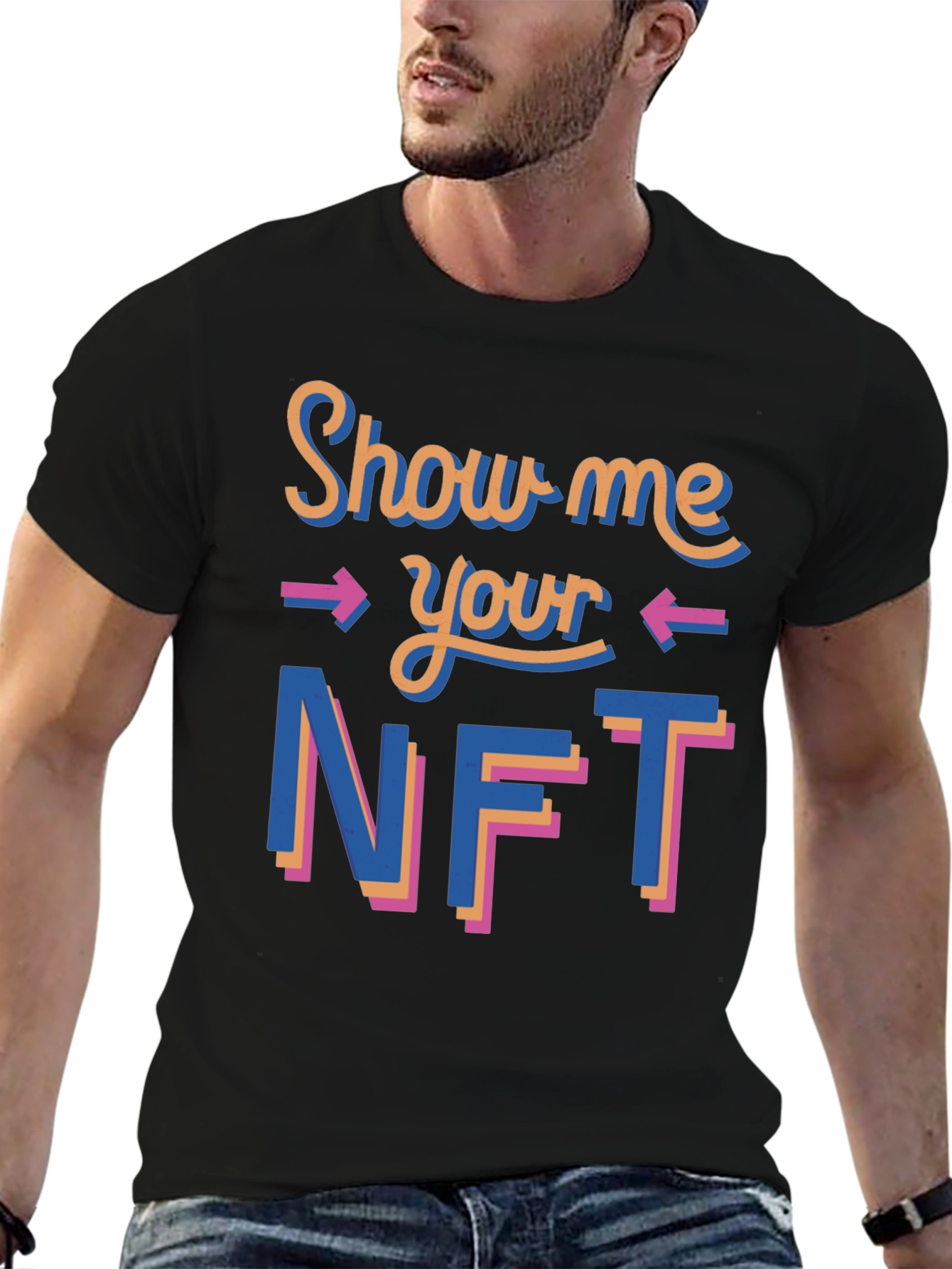 Show Me Your NFT T-Shirt Black