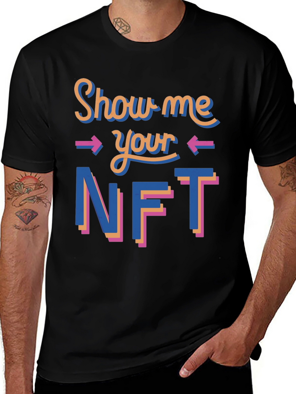 Show Me Your NFT T-Shirt Black