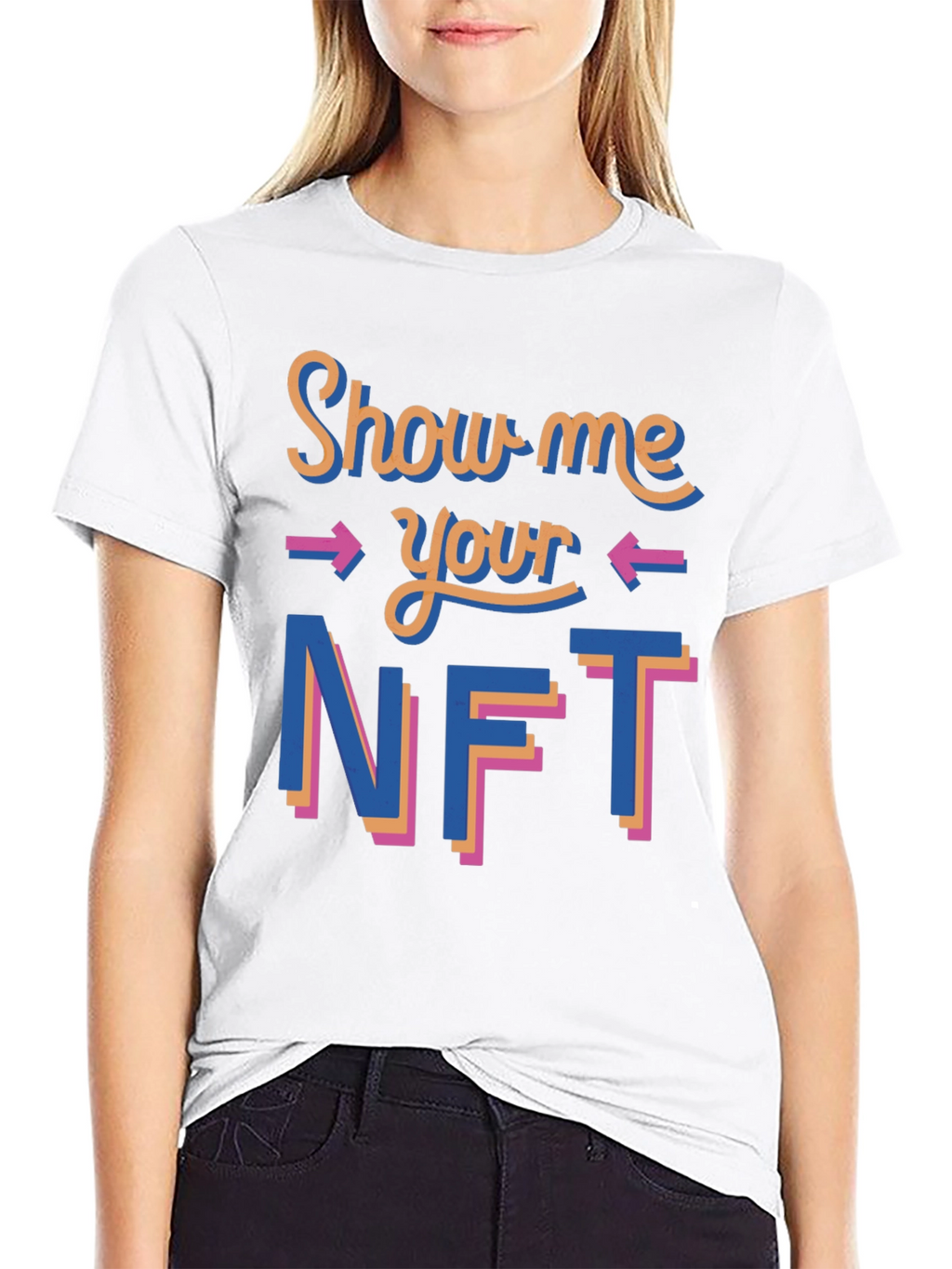 Show Me Your NFT T-Shirt Black