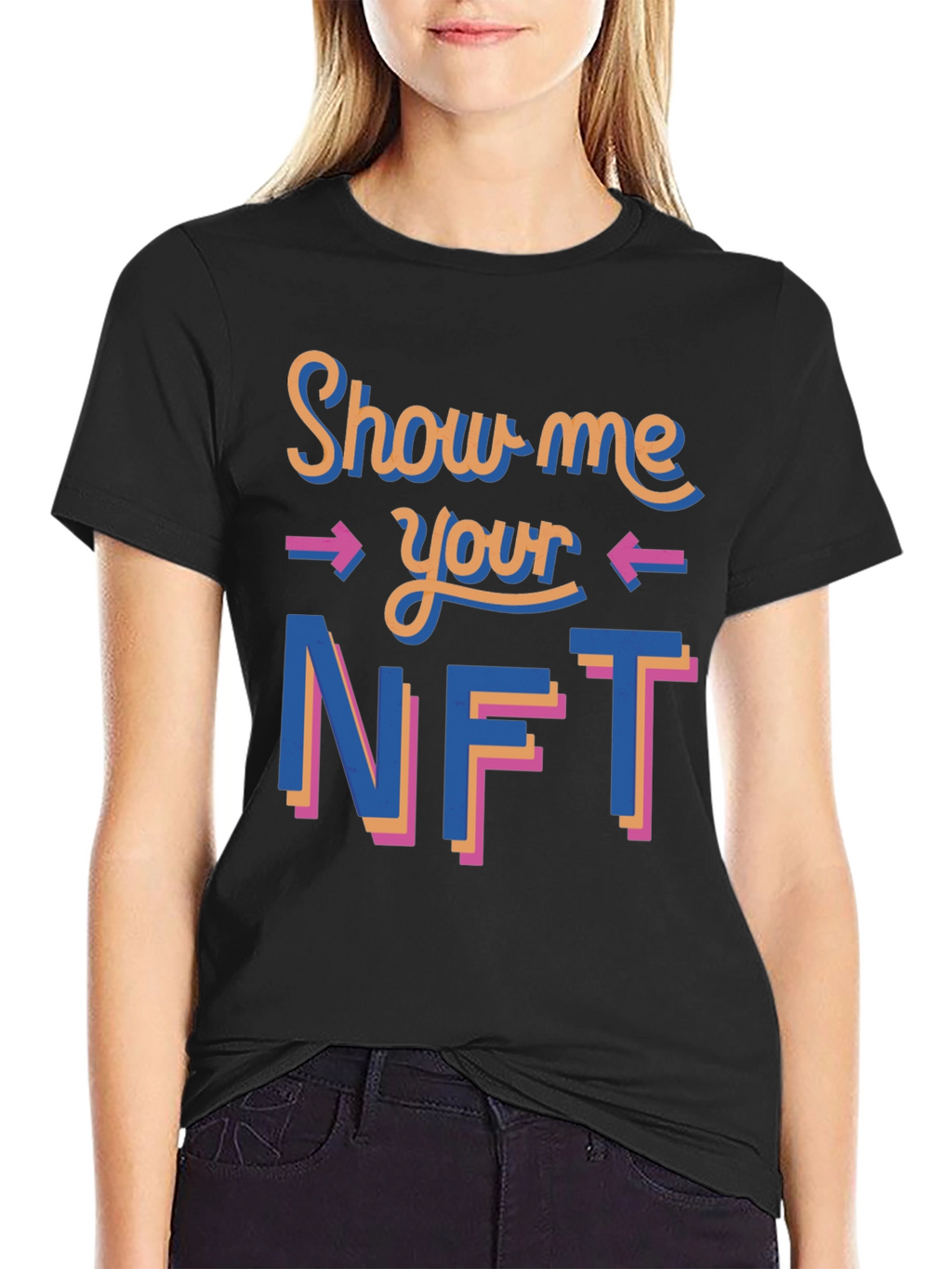 Show Me Your NFT T-Shirt Black