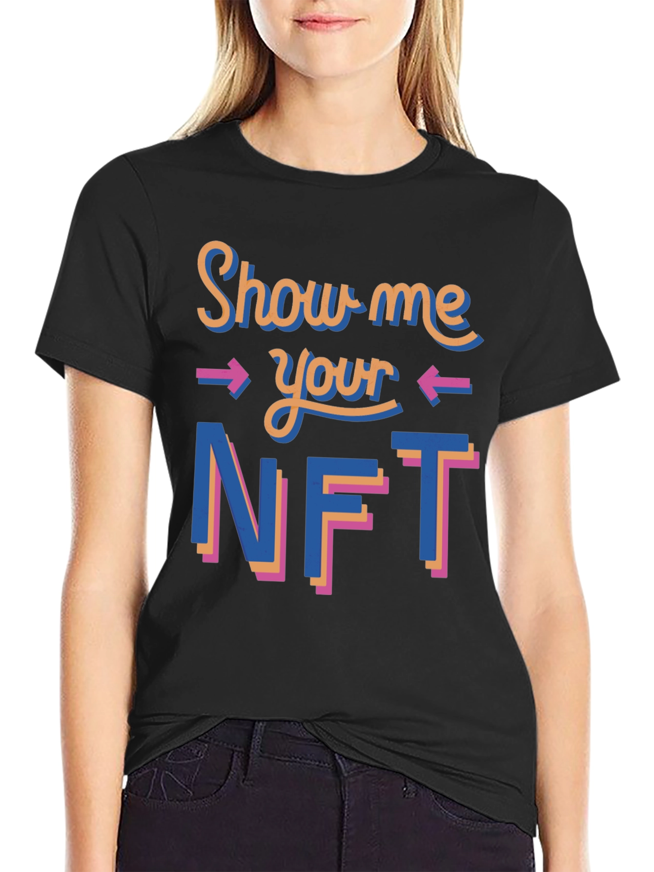 Show Me Your NFT T-Shirt Black