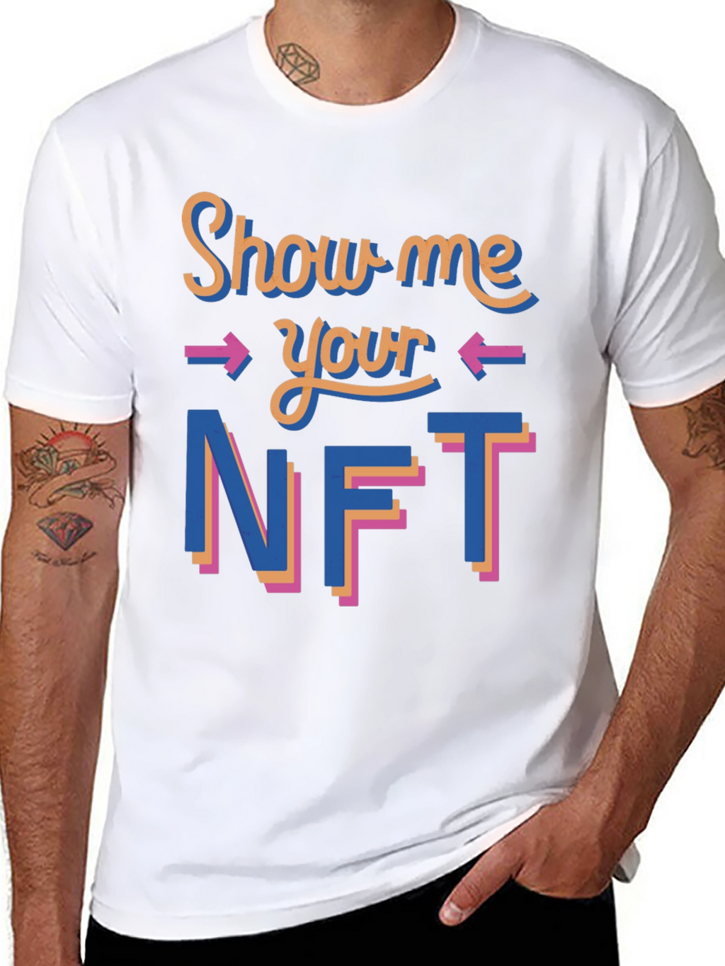 Show Me Your NFT T-Shirt Black