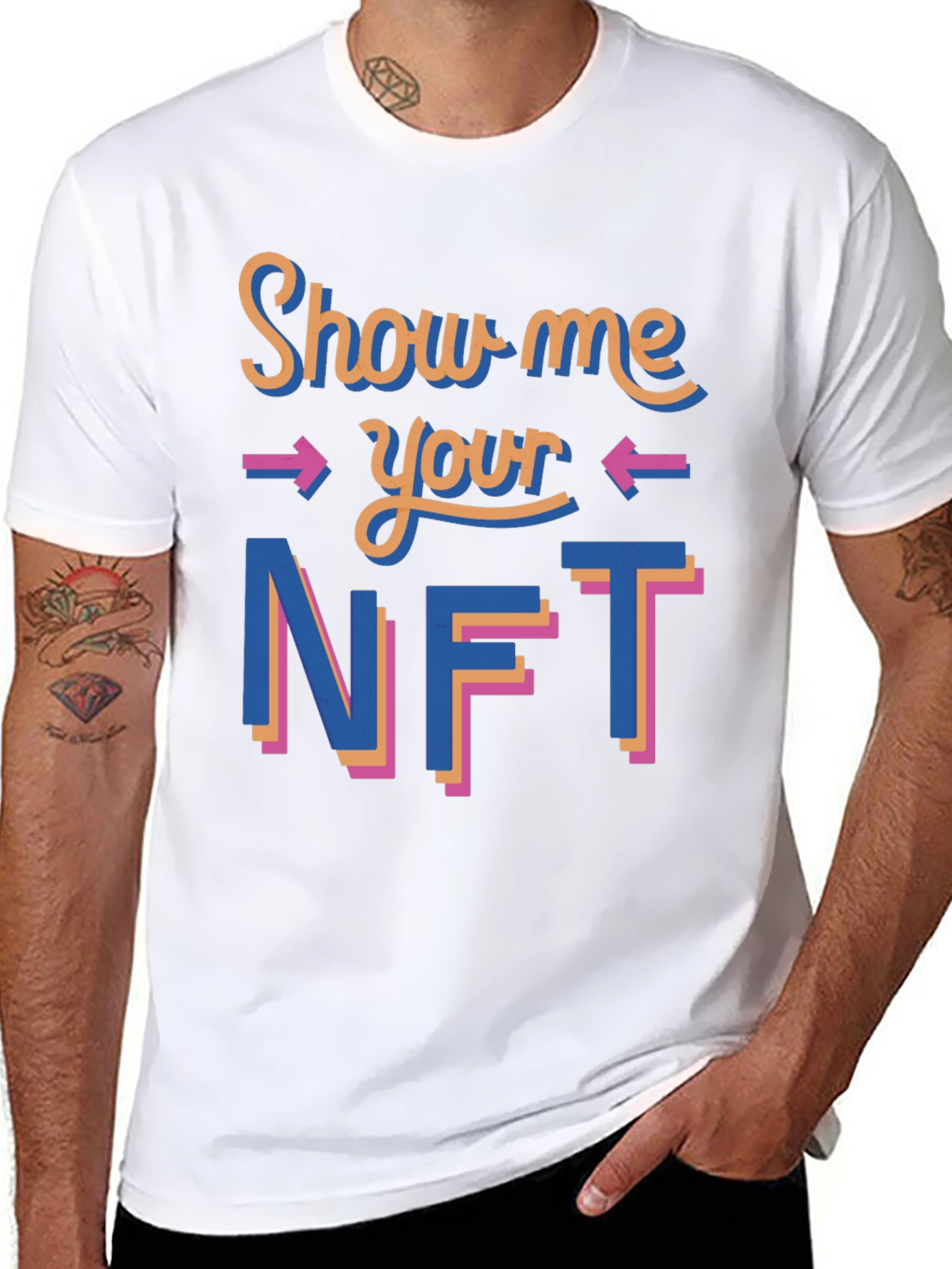 Show Me Your NFT T-Shirt Black