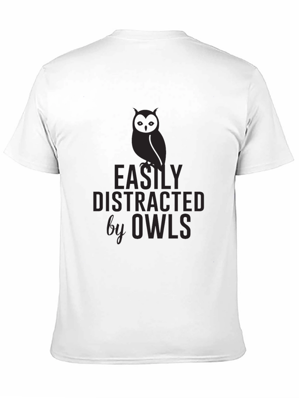 Easily Distracted By Owls Graphic T-Shirt