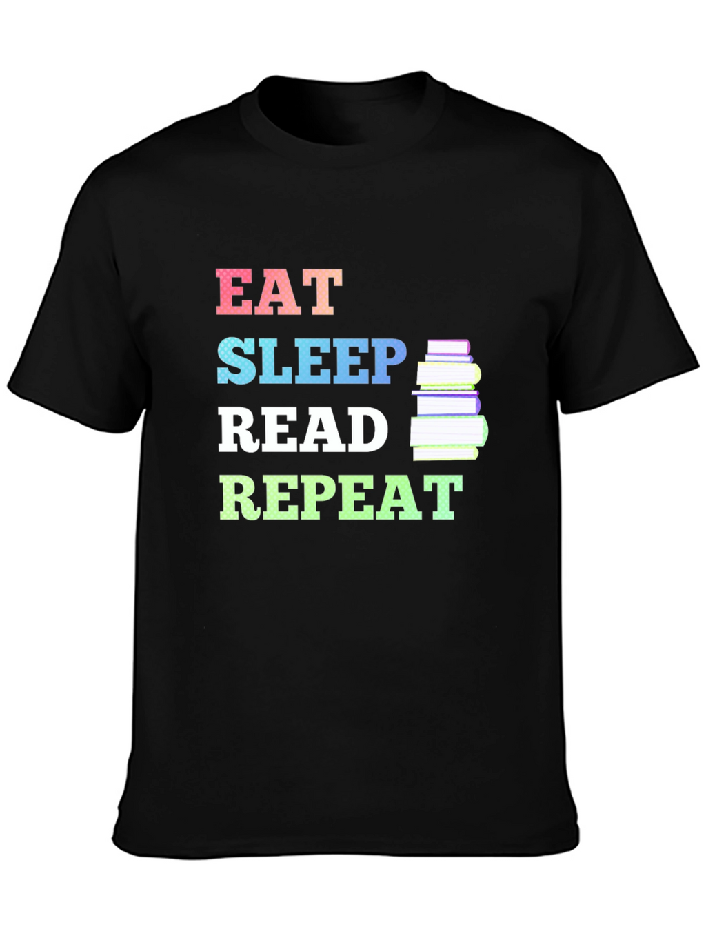Eat Sleep Read Repeat T-Shirt Book Lover