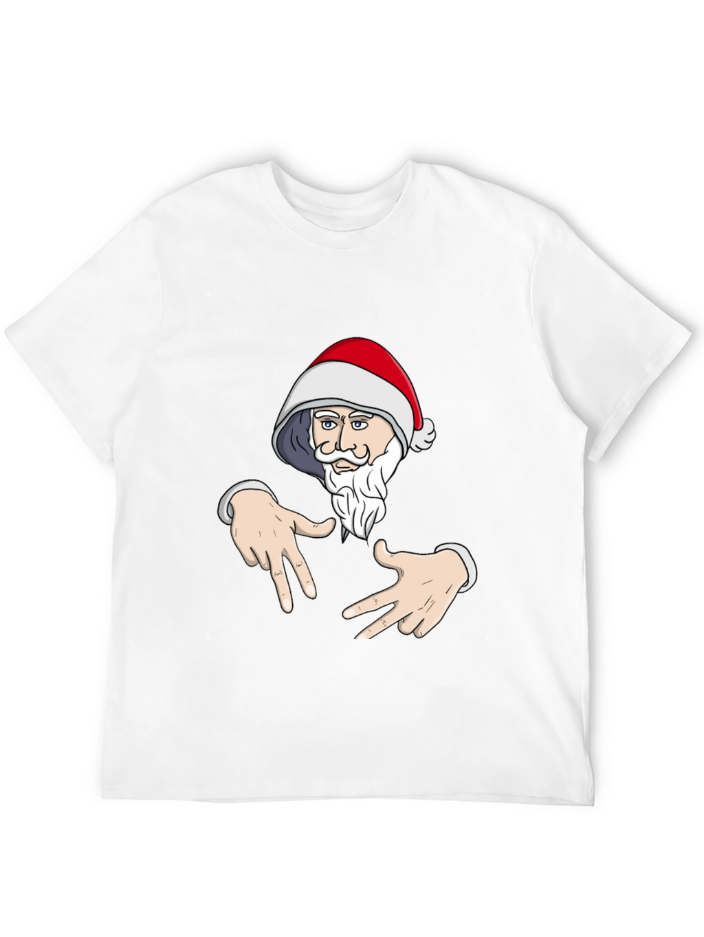 Santa Claus Gangsta T-Shirt Black