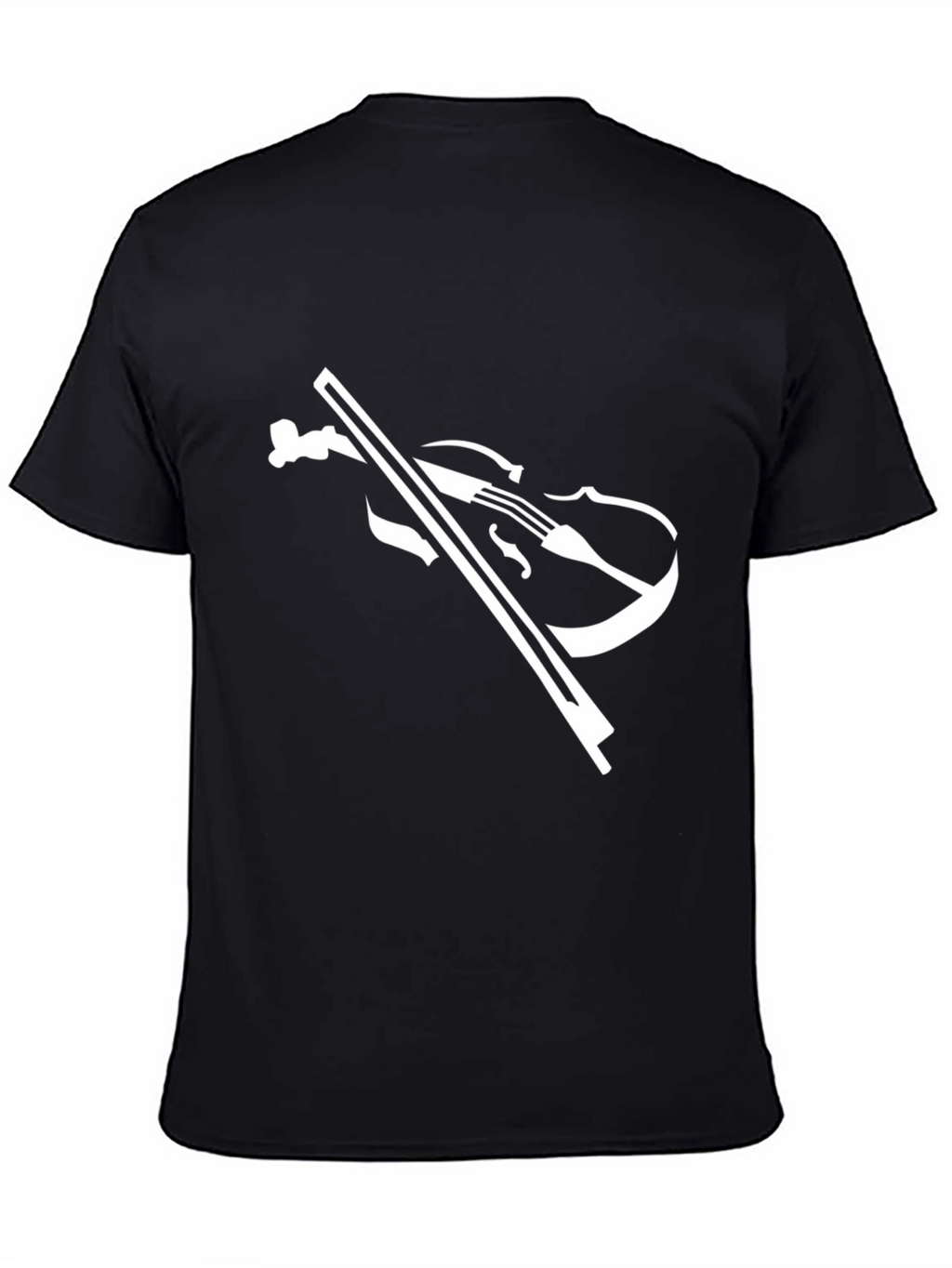 Violin Graphic Tee - Musical Instrument T-Shirt
