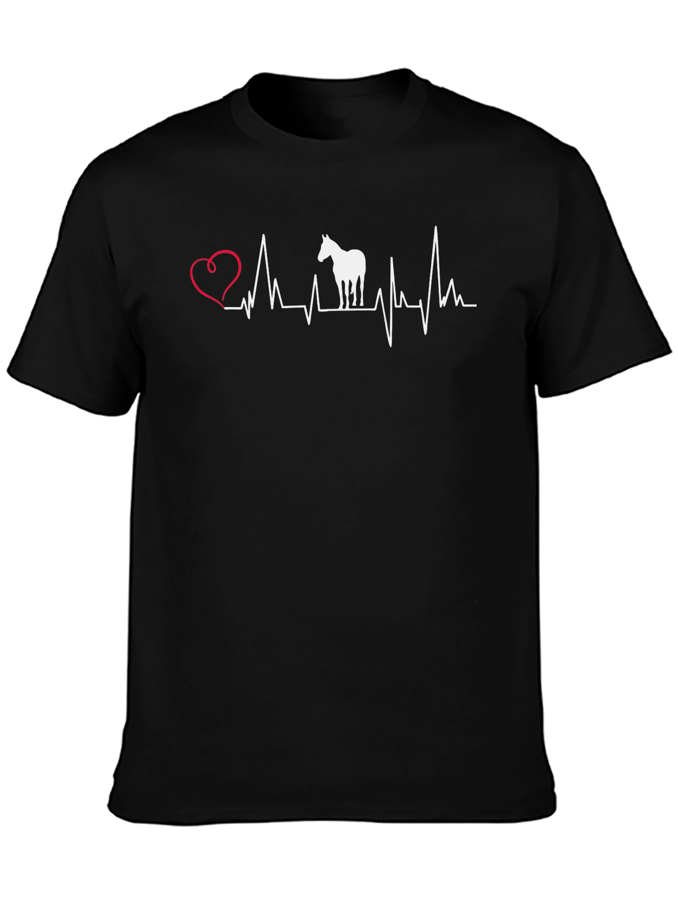 Horse Lover Heartbeat T-Shirt