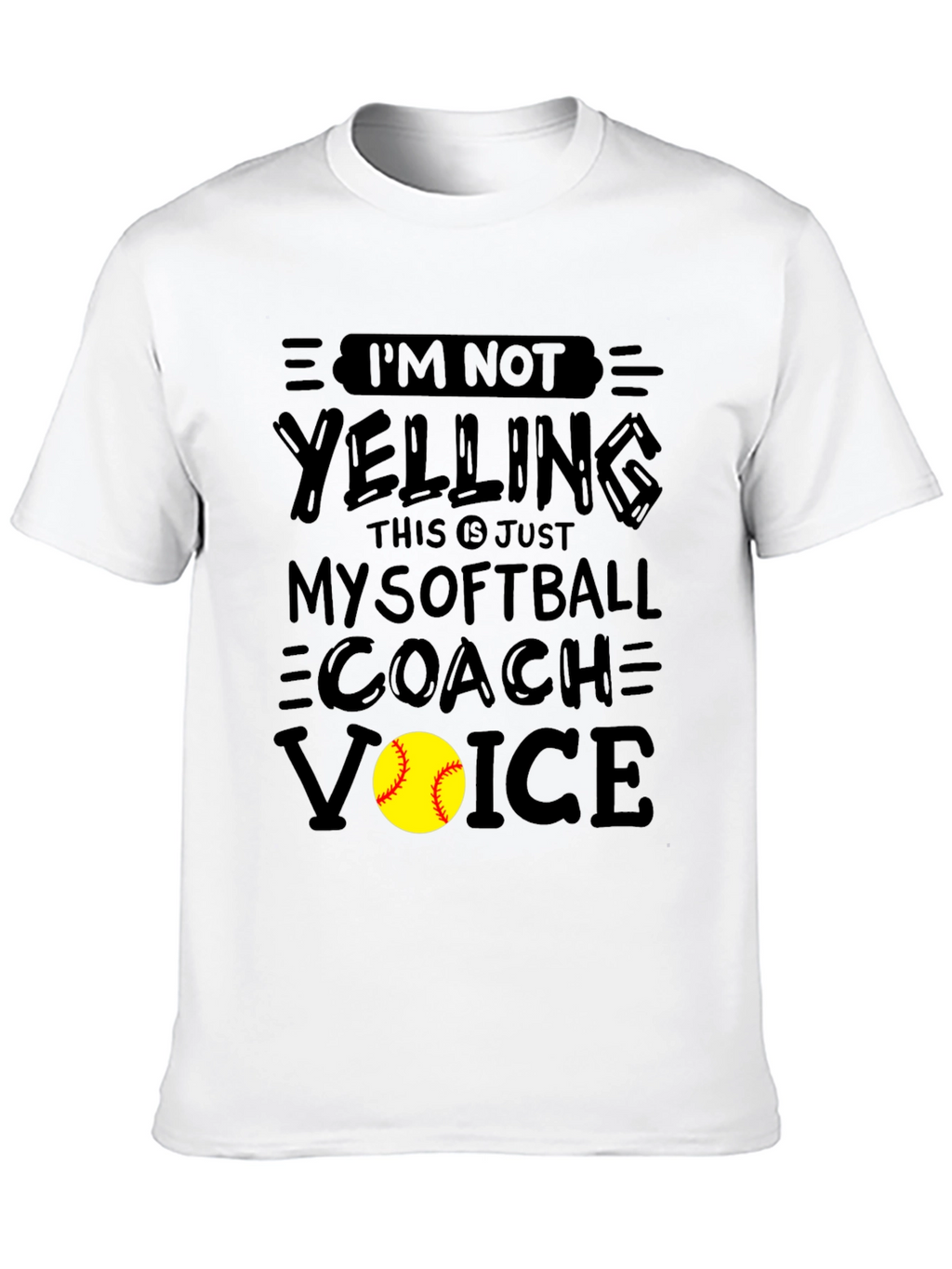 Softball Coach Voice T-Shirt