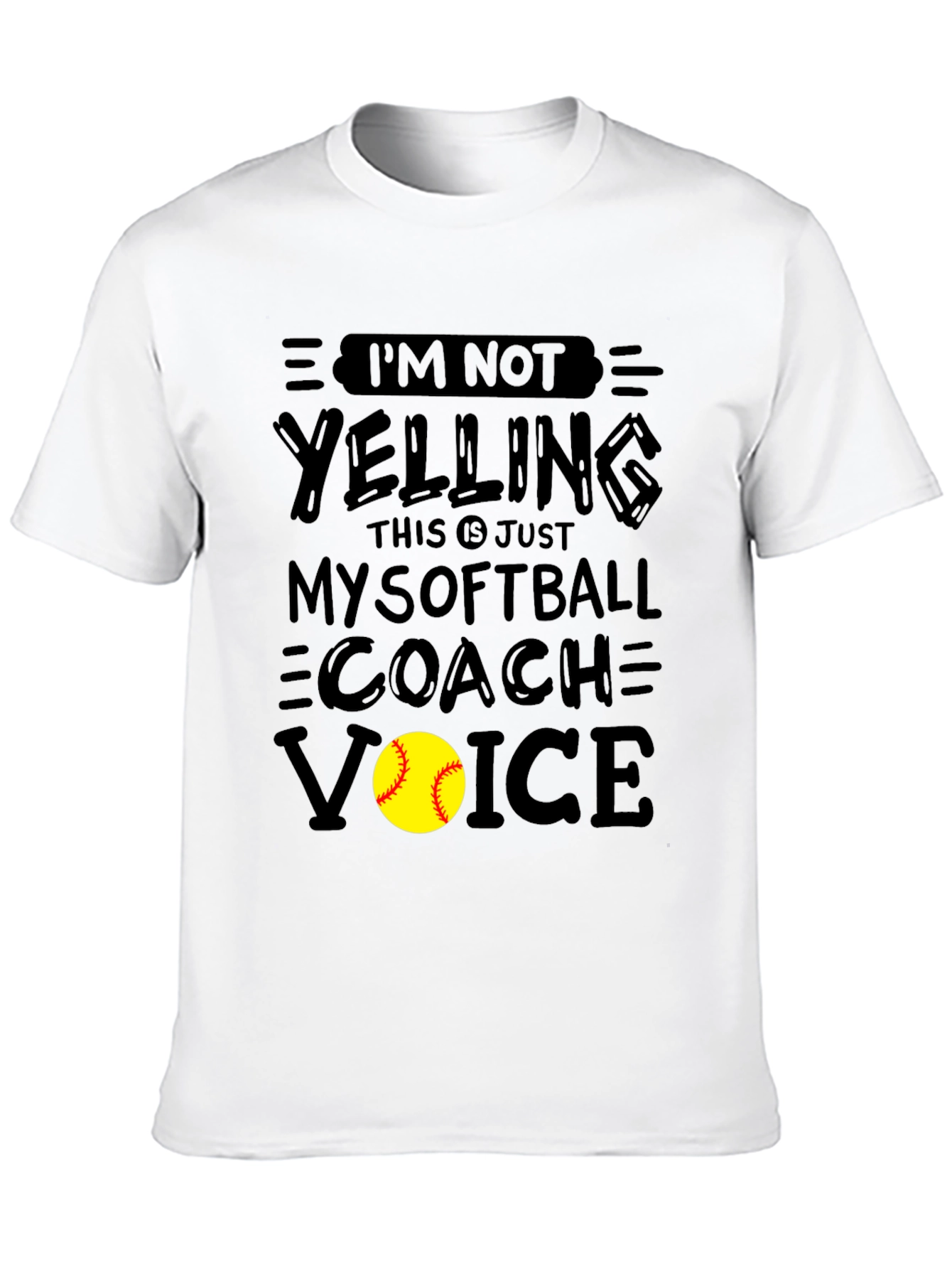 Softball Coach Voice T-Shirt