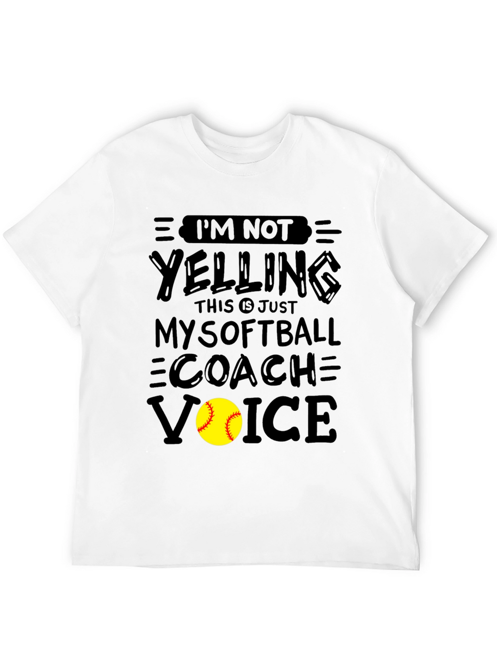 Softball Coach Voice T-Shirt
