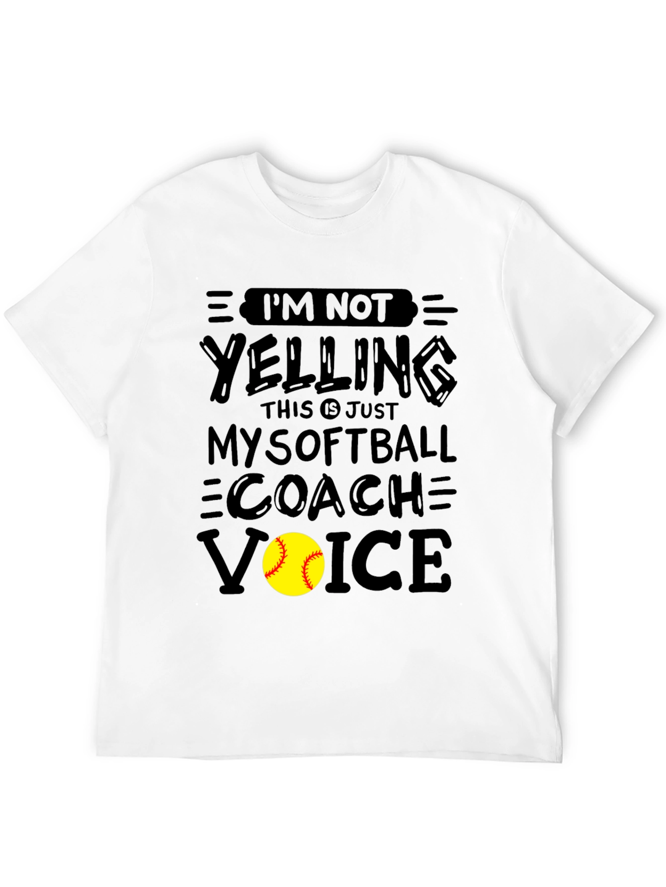 Softball Coach Voice T-Shirt