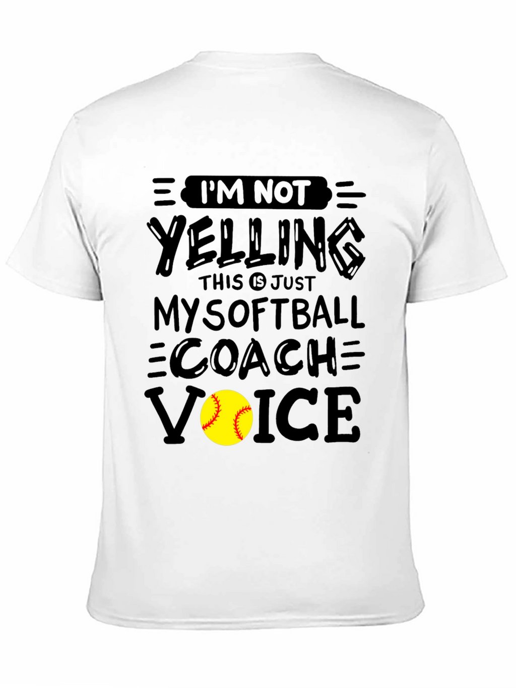 Softball Coach Voice T-Shirt