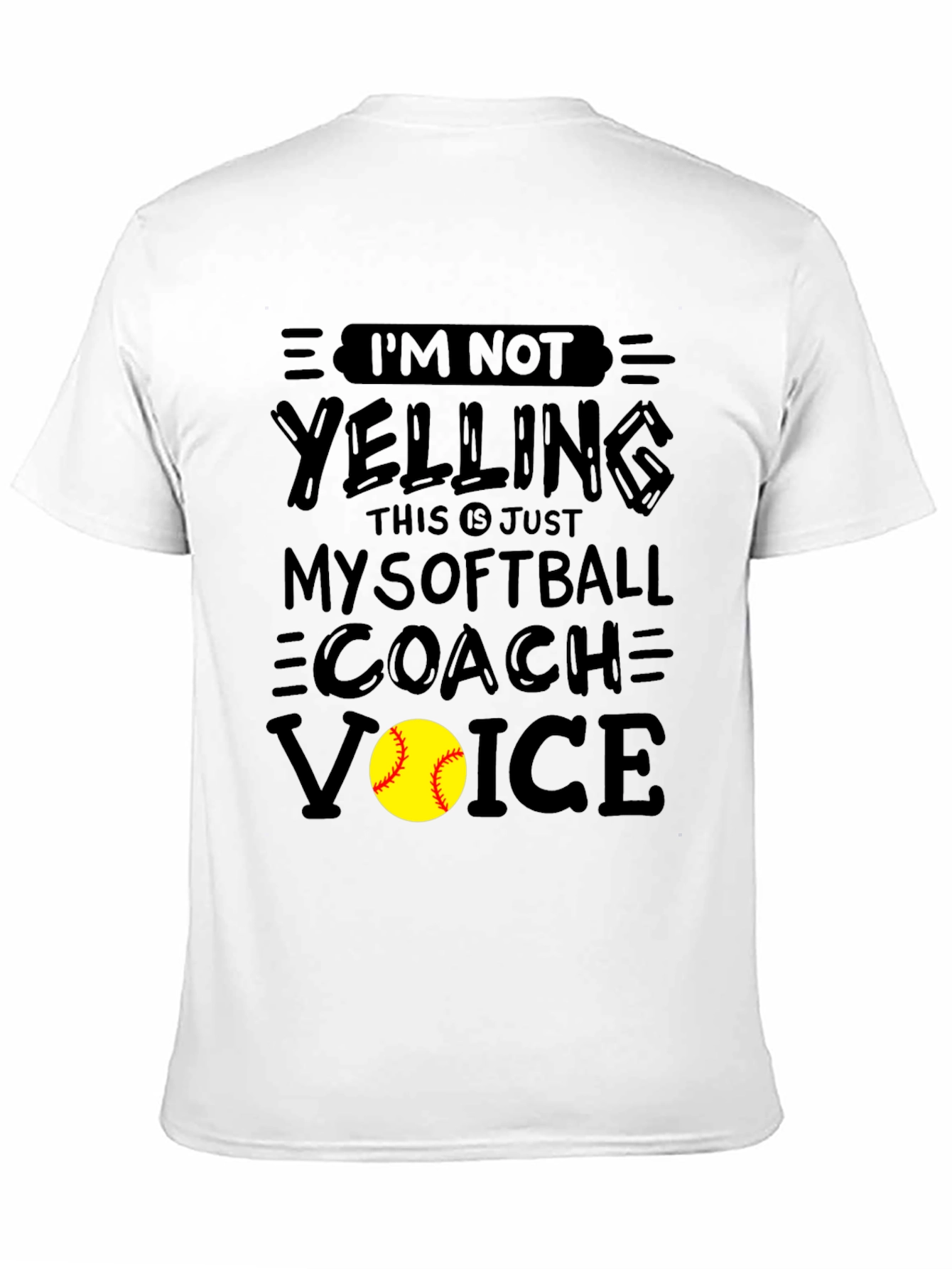Softball Coach Voice T-Shirt
