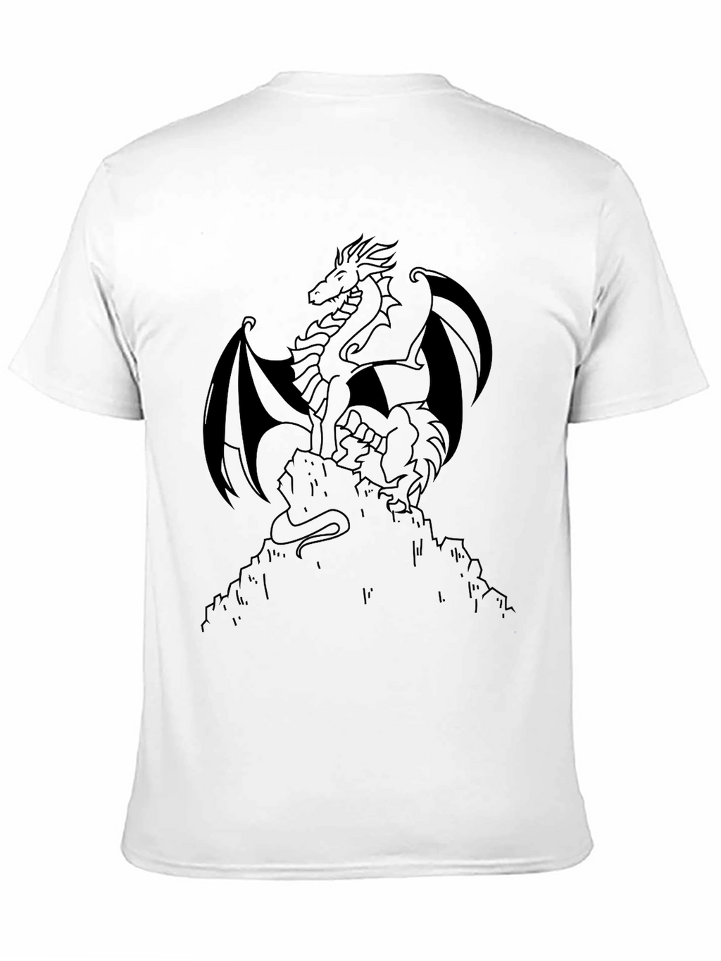 Dragon Graphic Tee - Black Shirt