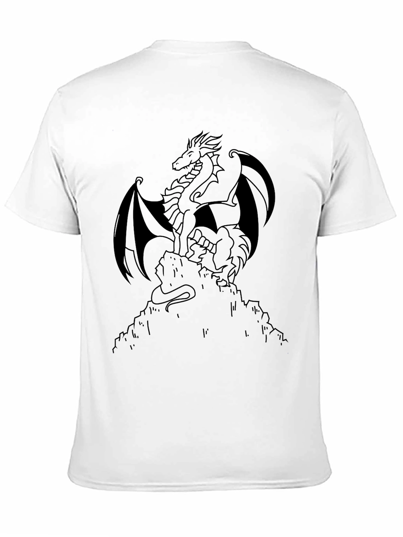 Dragon Graphic Tee - Black Shirt