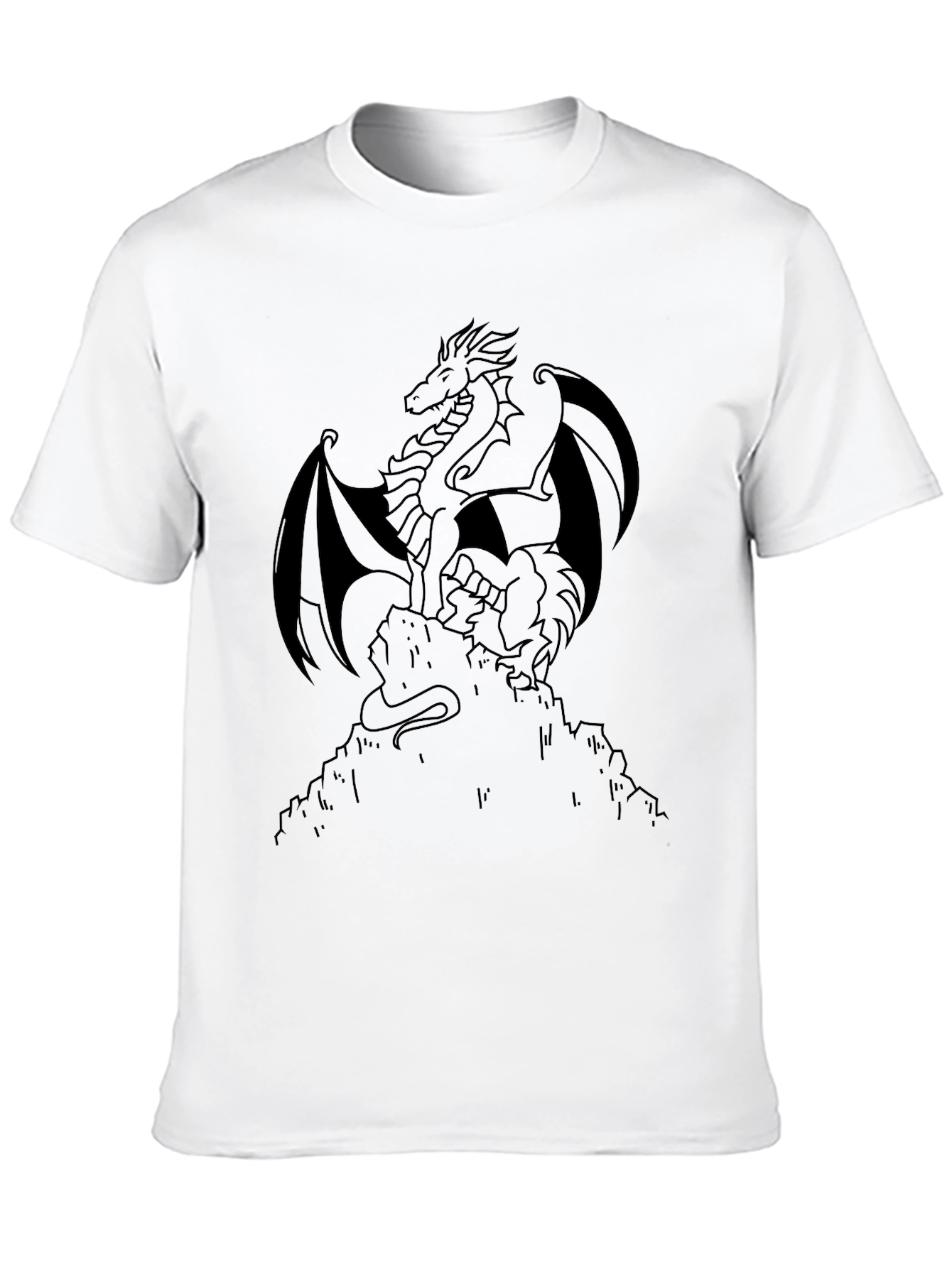 Dragon Graphic Tee - Black Shirt