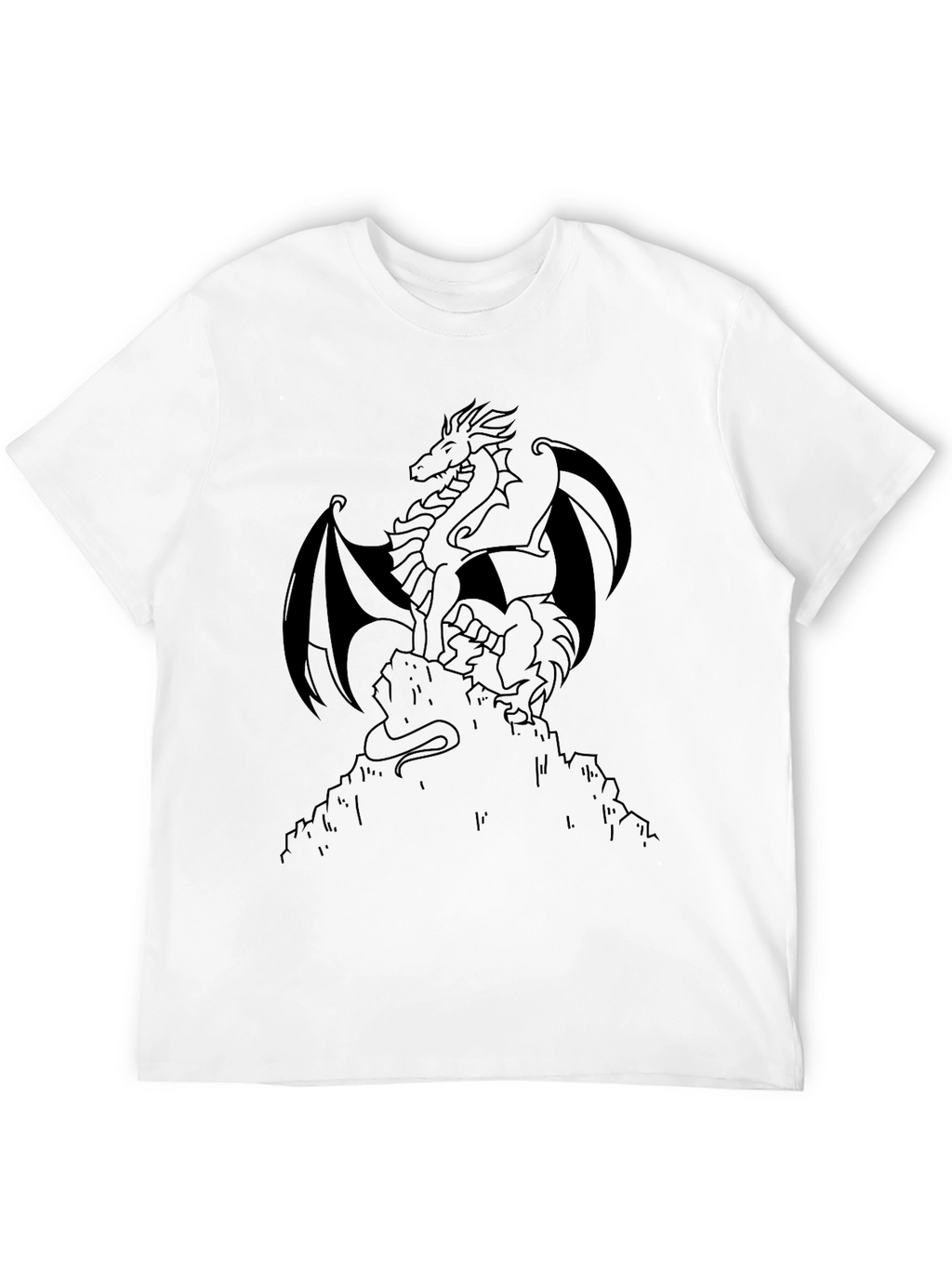 Dragon Graphic Tee - Black Shirt