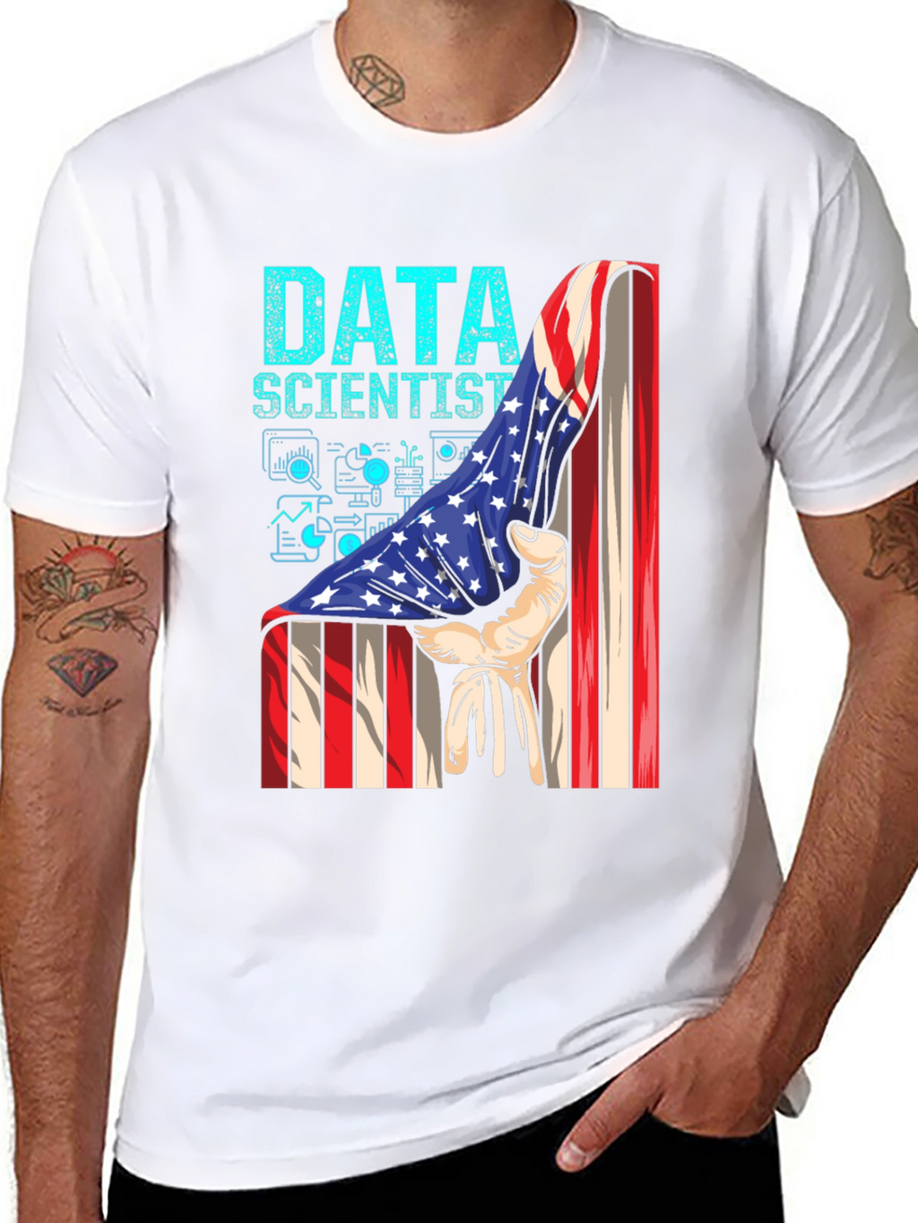 Data Scientist Patriotic T-Shirt