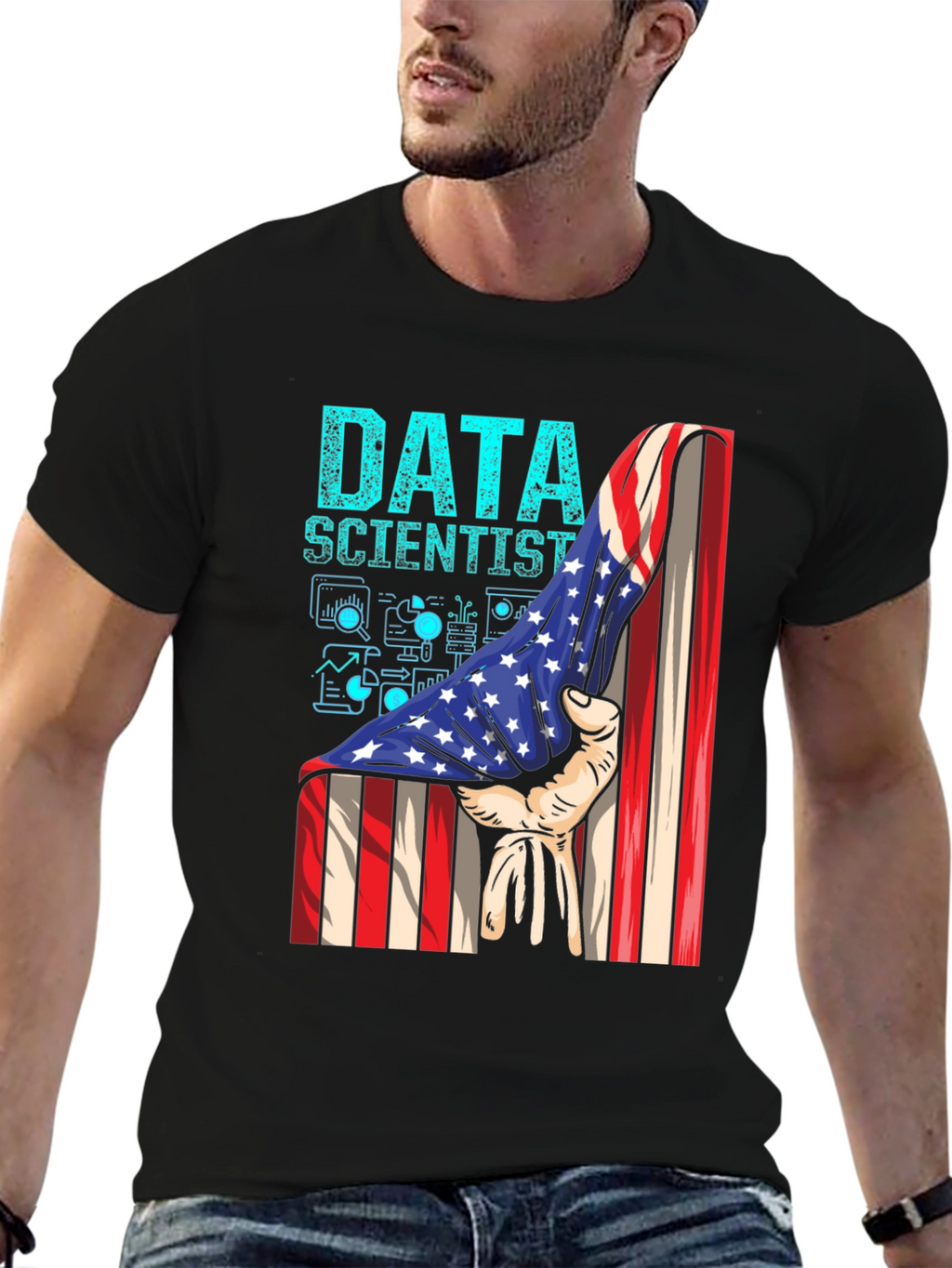 Data Scientist Patriotic T-Shirt