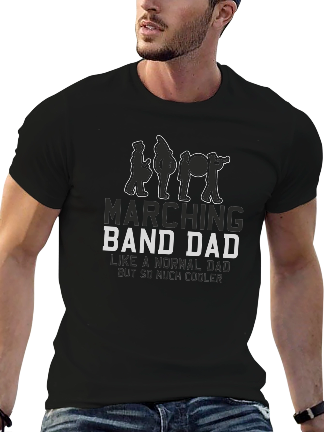 Marching Band Dad T-Shirt - Cool Dad Tee