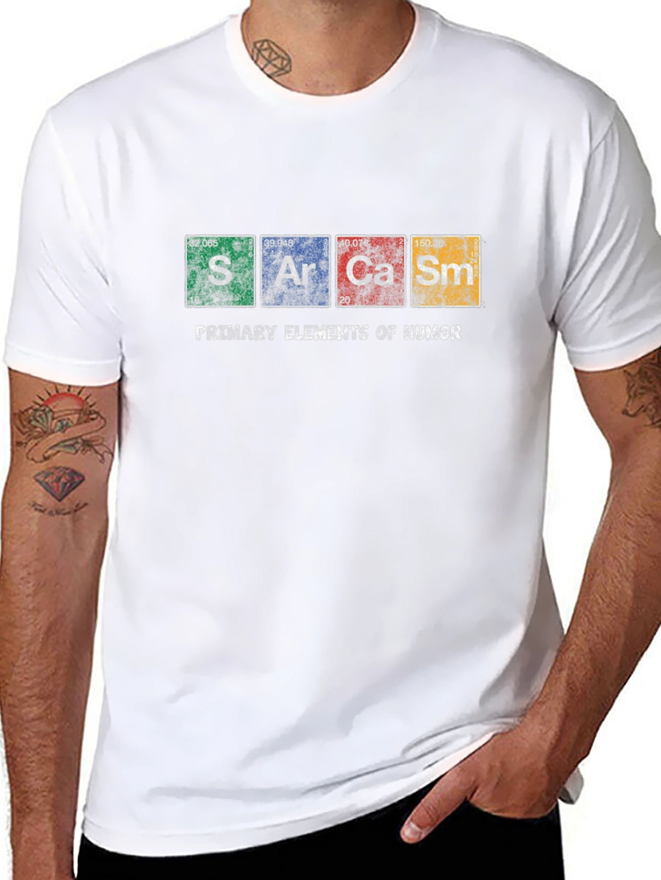 Sarcasm Elements of Humor Graphic T-Shirt