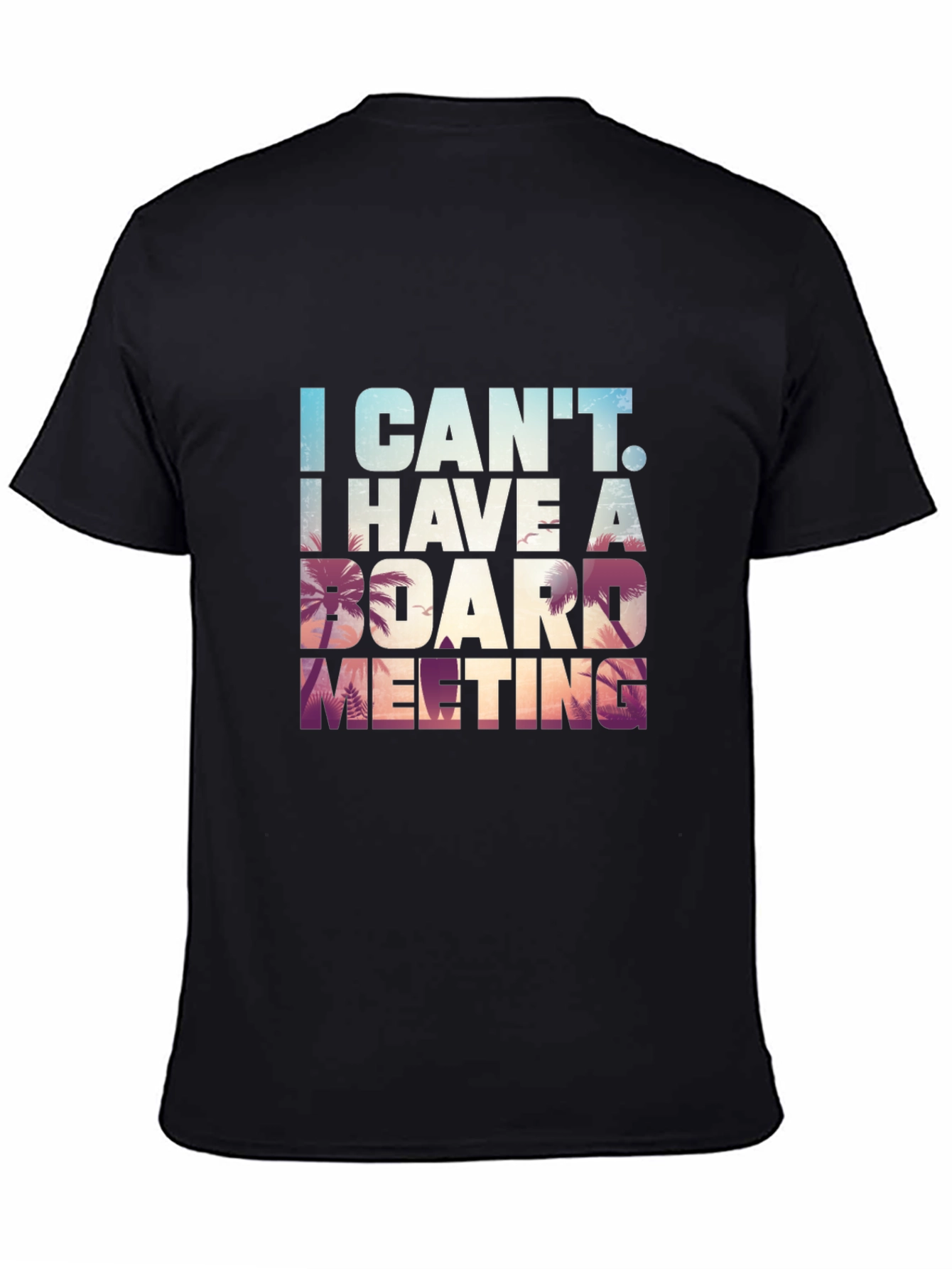 Board Meeting Graphic Tee - Black