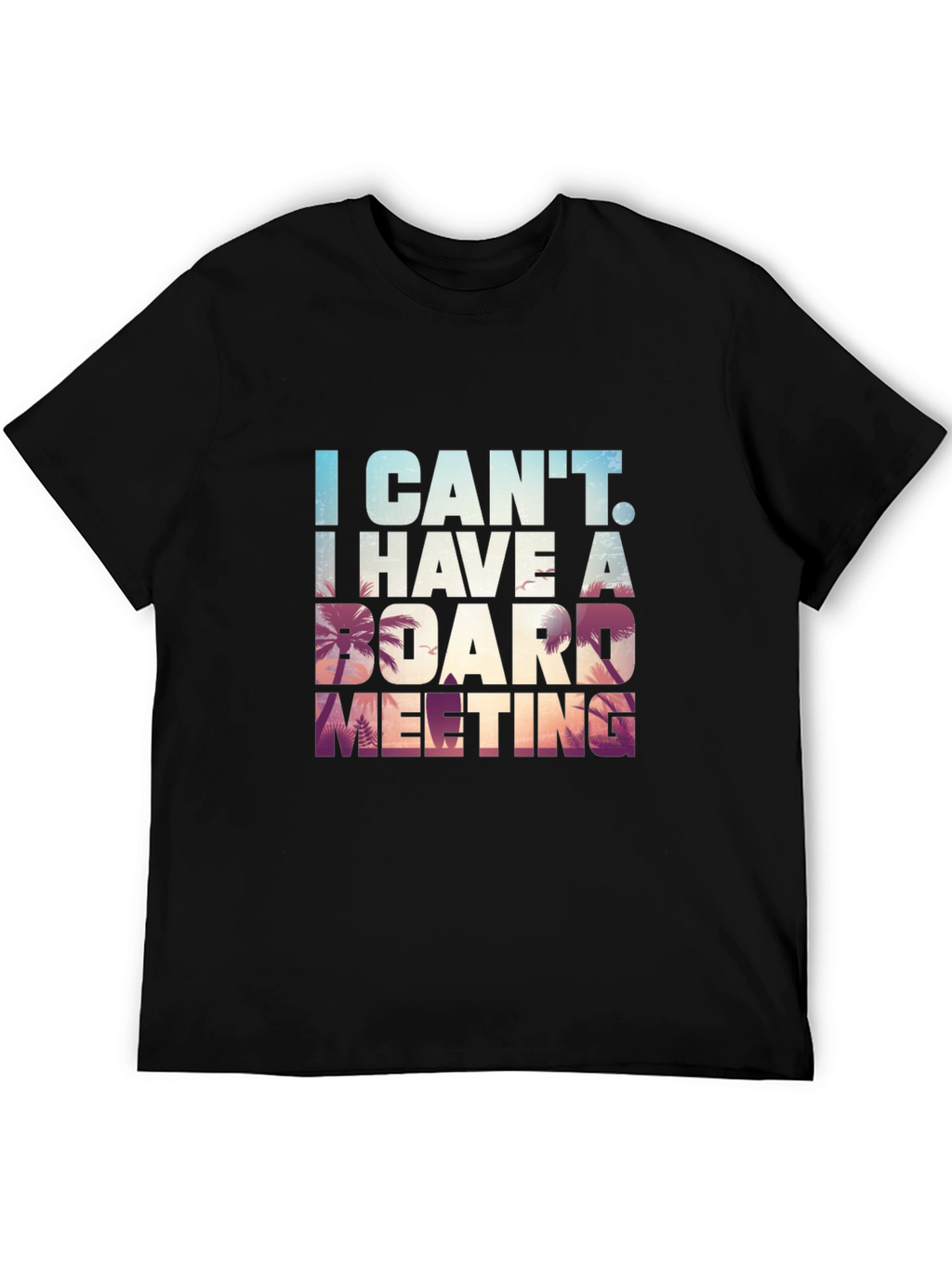 Board Meeting Graphic Tee - Black