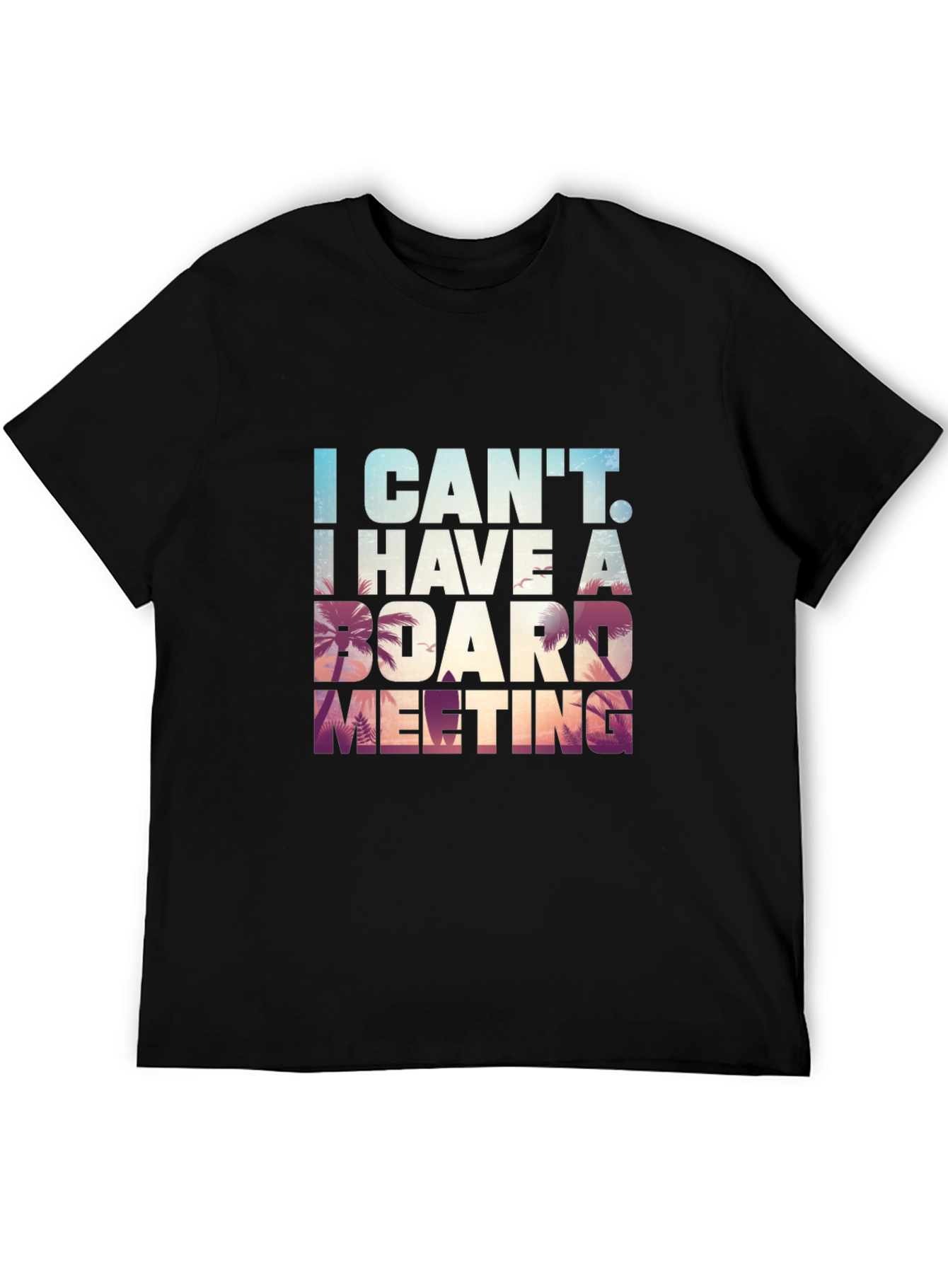 Board Meeting Graphic Tee - Black