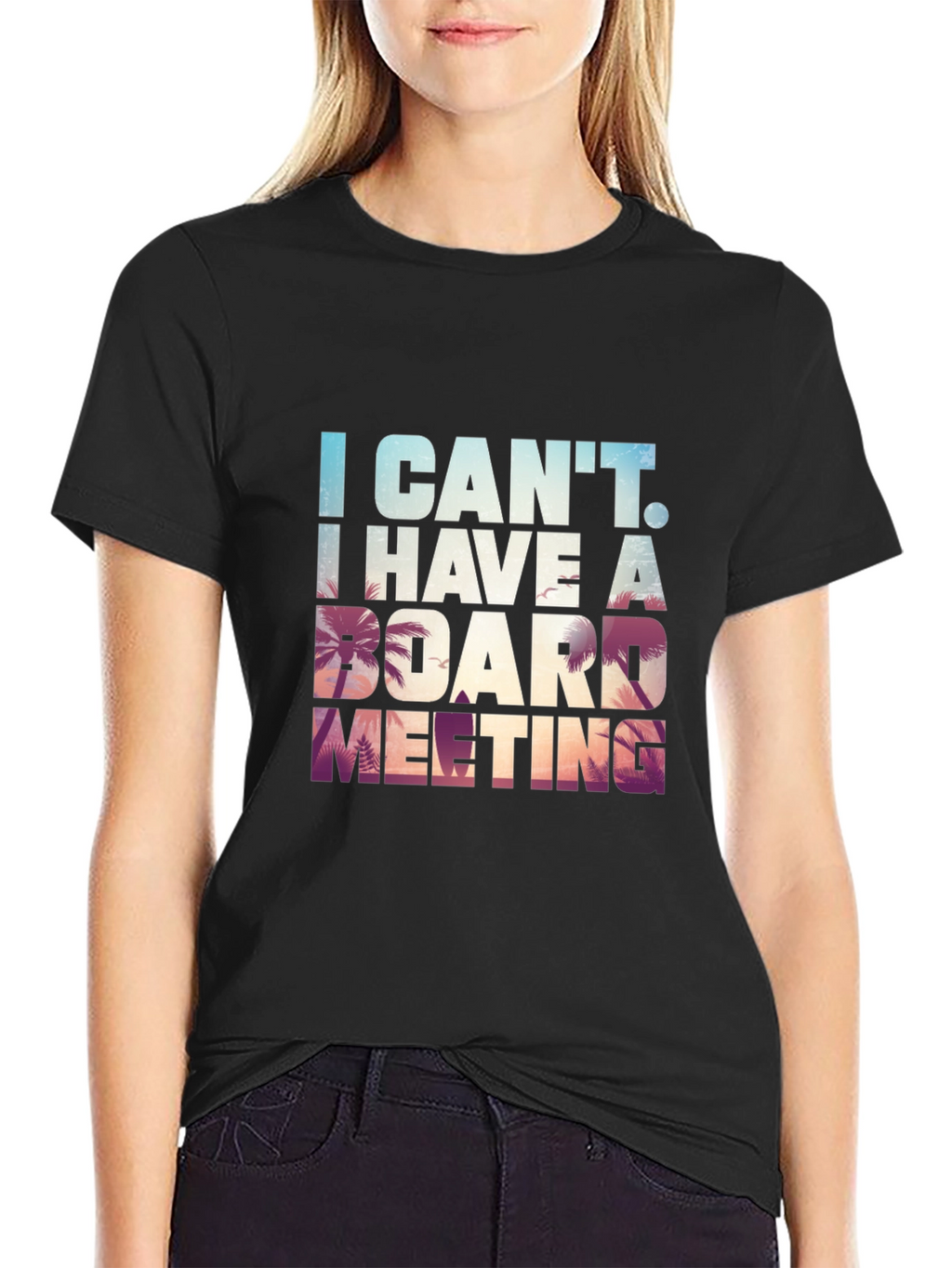 Board Meeting Graphic Tee - Black