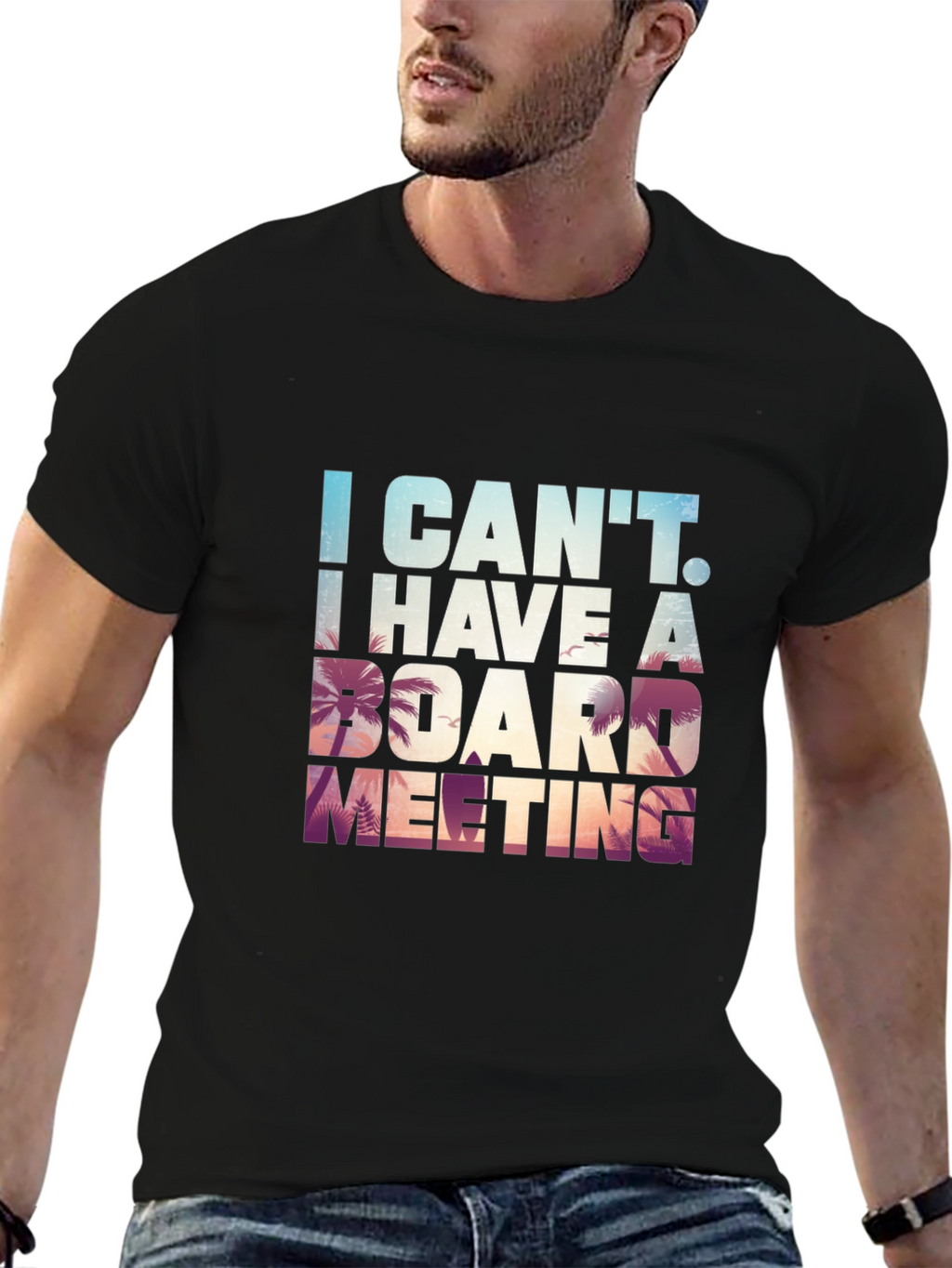 Board Meeting Graphic Tee - Black