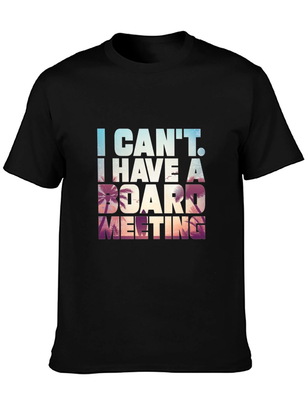 Board Meeting Graphic Tee - Black
