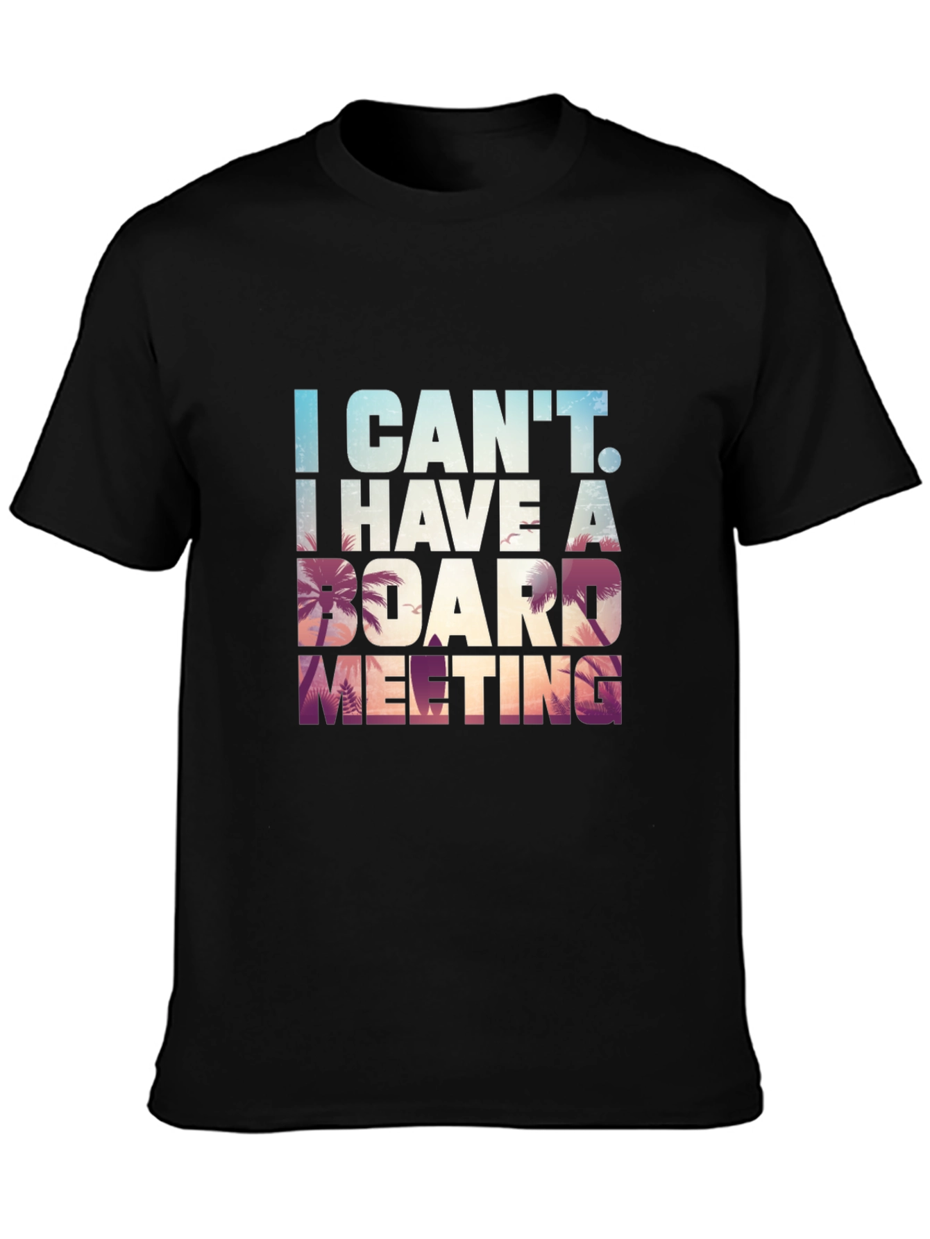 Board Meeting Graphic Tee - Black