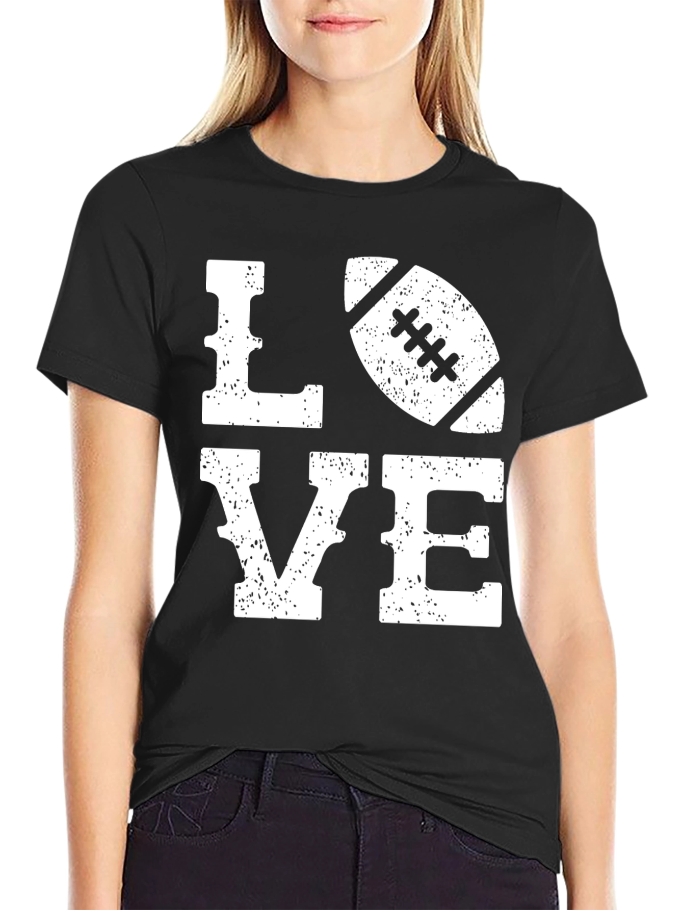 Love Football Graphic T-Shirt