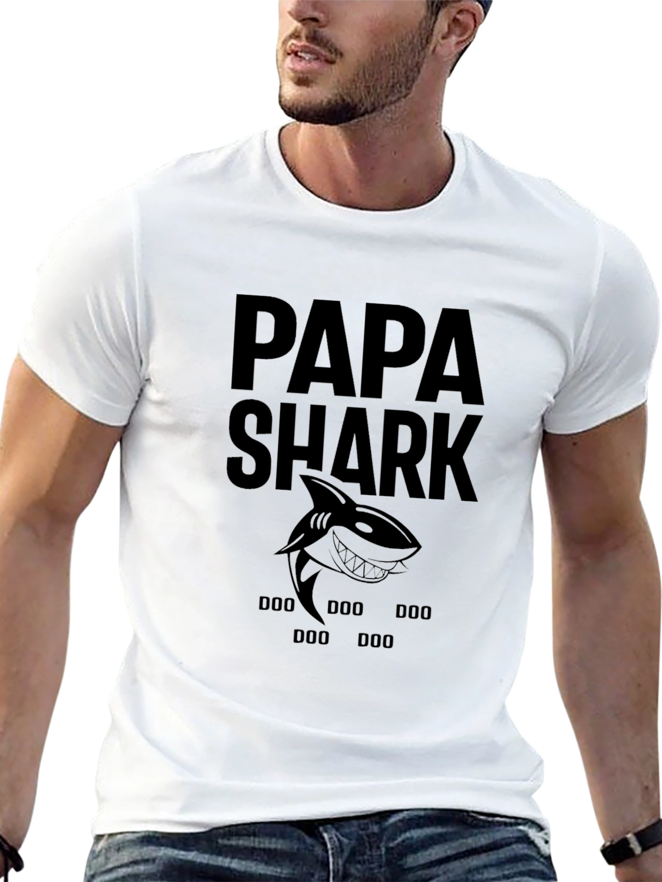 Papa Shark T-Shirt - Family Fun Tee