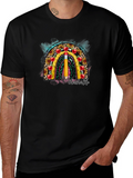 Teacher Life Rainbow Graphic Tee